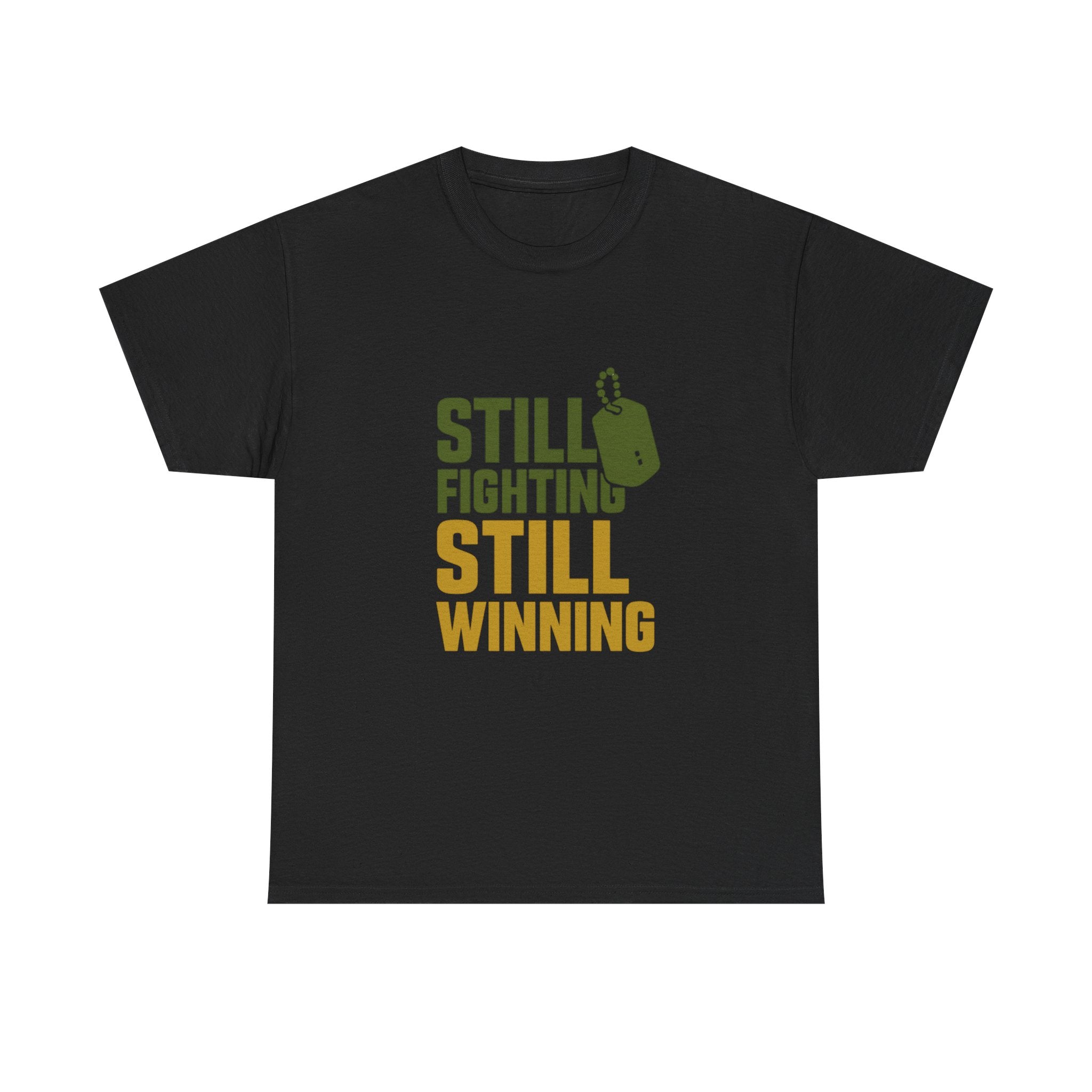 Combat Veteran Still Fighting Still Winning T-Shirt | Veteran Gift | Graphic Tee