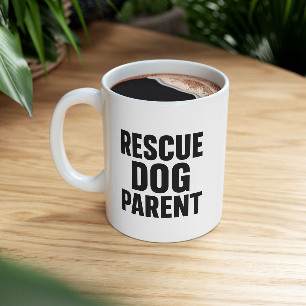 Rescue Dog Changed My Life Coffee Mug | Adoption Gift | Ceramic Mug
