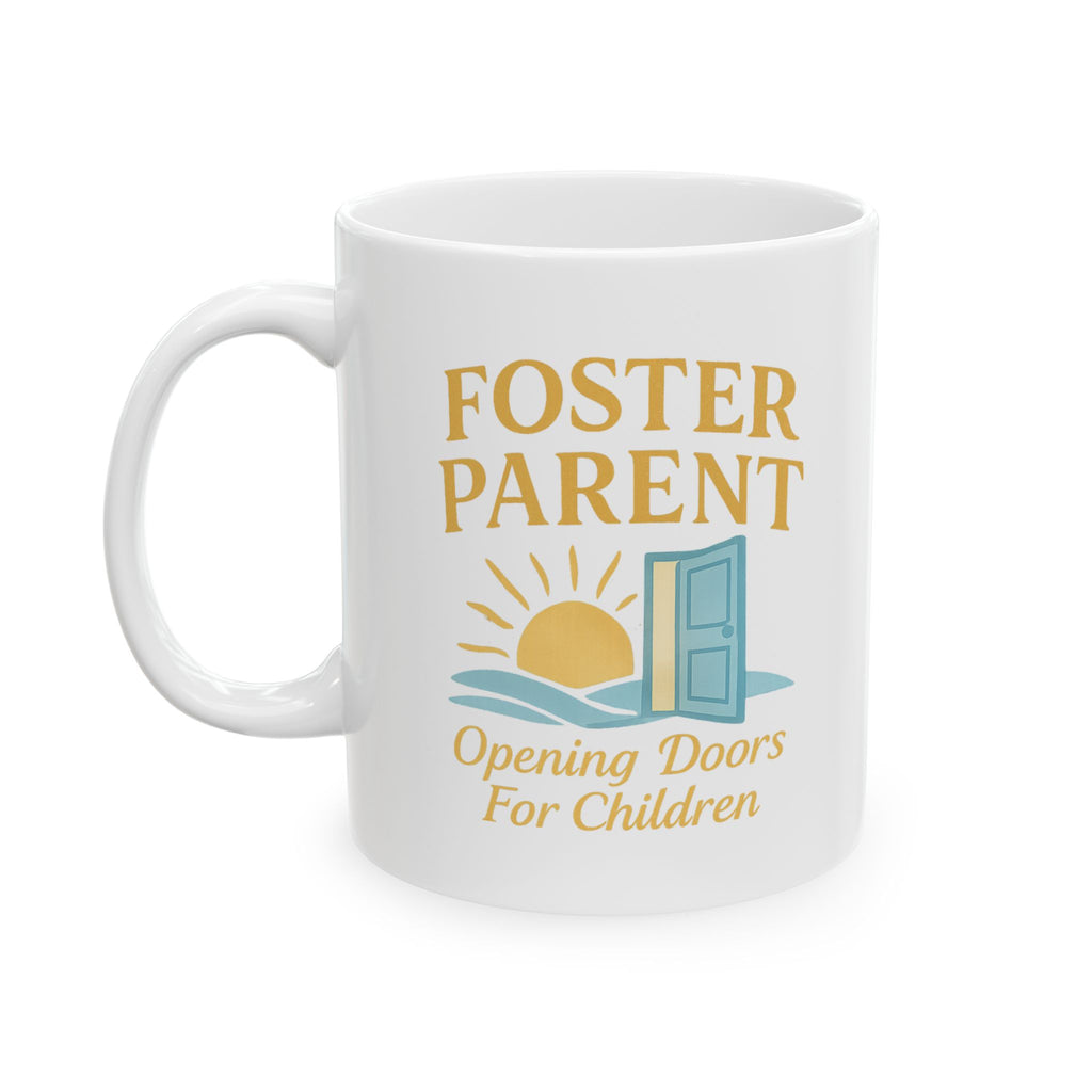 Foster Parent Opening Doors For Children Ceramic Mug