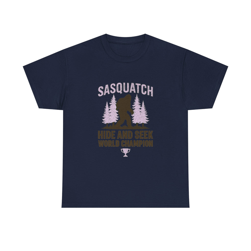 Sasquatch Hide And Seek World Champion T-Shirt | Unique Gift | Graphic Tee