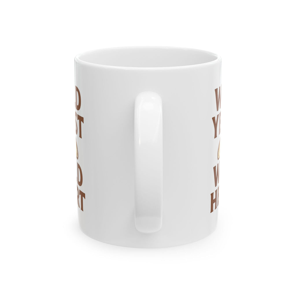 Sourdough Baker Wild Yeast Wild Heart Coffee Mug | Baker Gift | Ceramic Mug