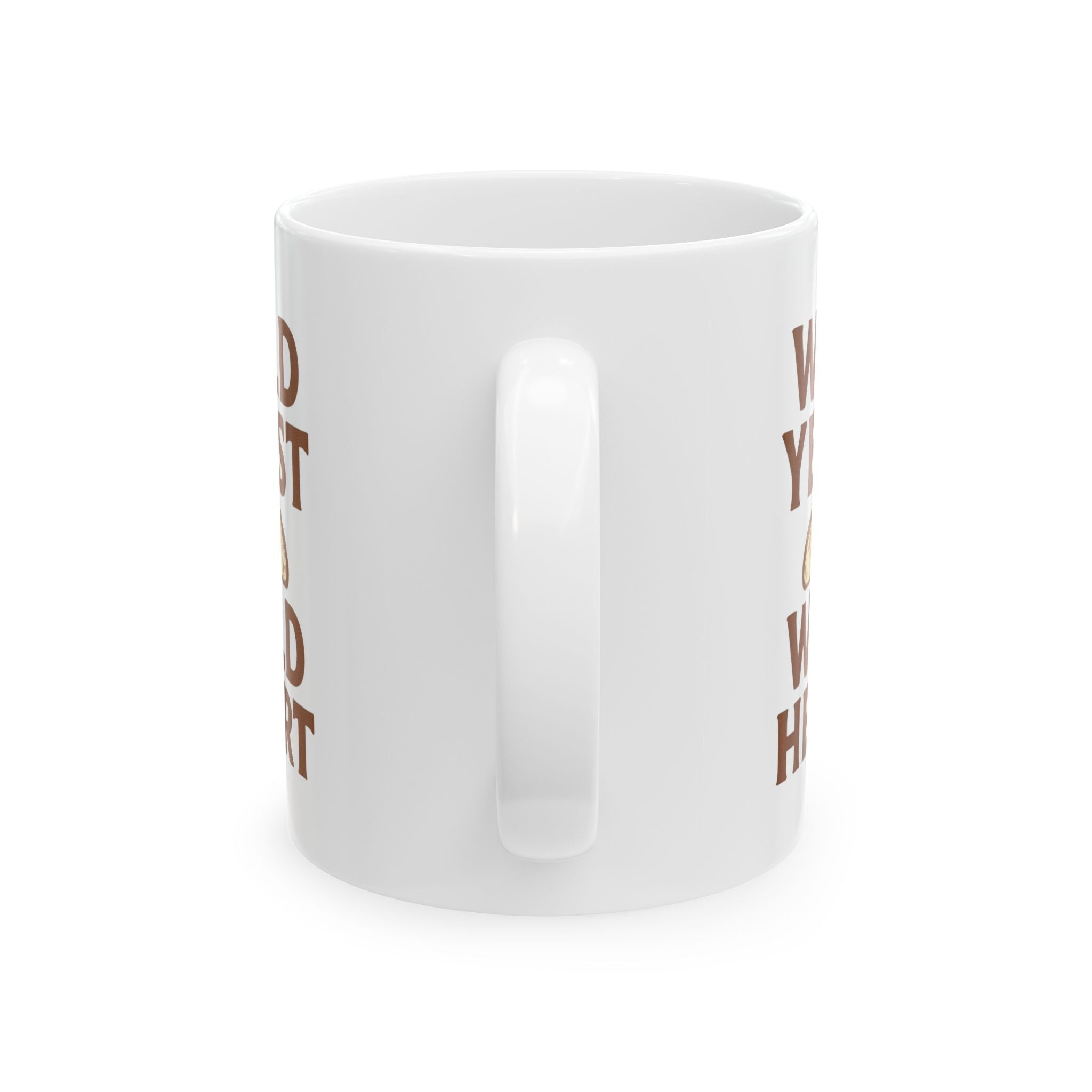 Sourdough Baker Wild Yeast Wild Heart Coffee Mug | Baker Gift | Ceramic Mug