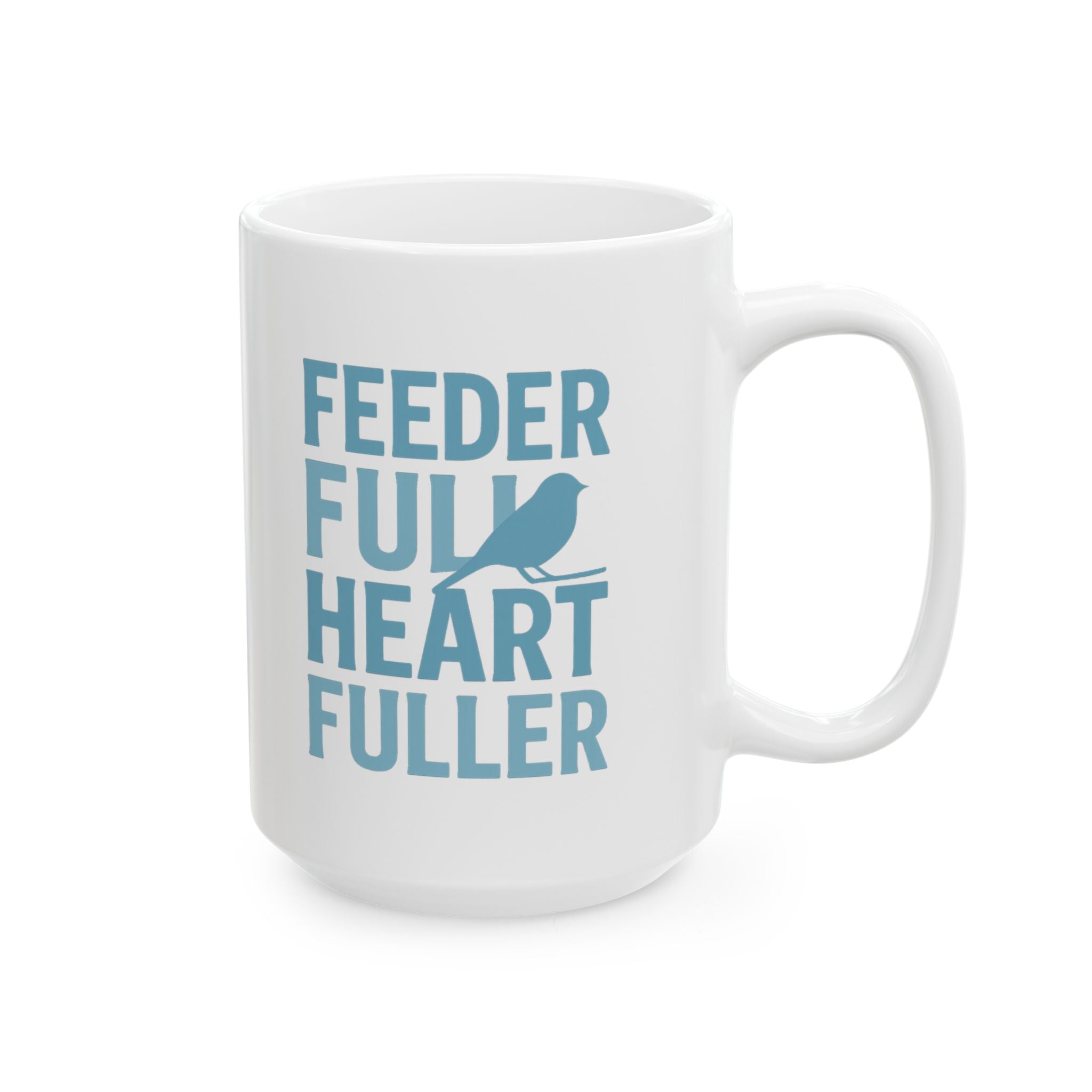 Birder Feeder Full Heart Fuller Coffee Mug | Bird Lover Gift | Ceramic Mug