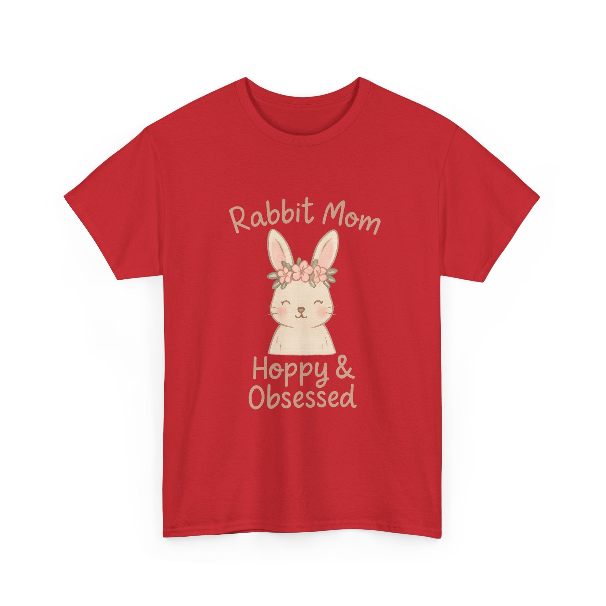 Rabbit Mom Hoppy And Obsessed T-Shirt | Gift for Mom | Graphic Tee
