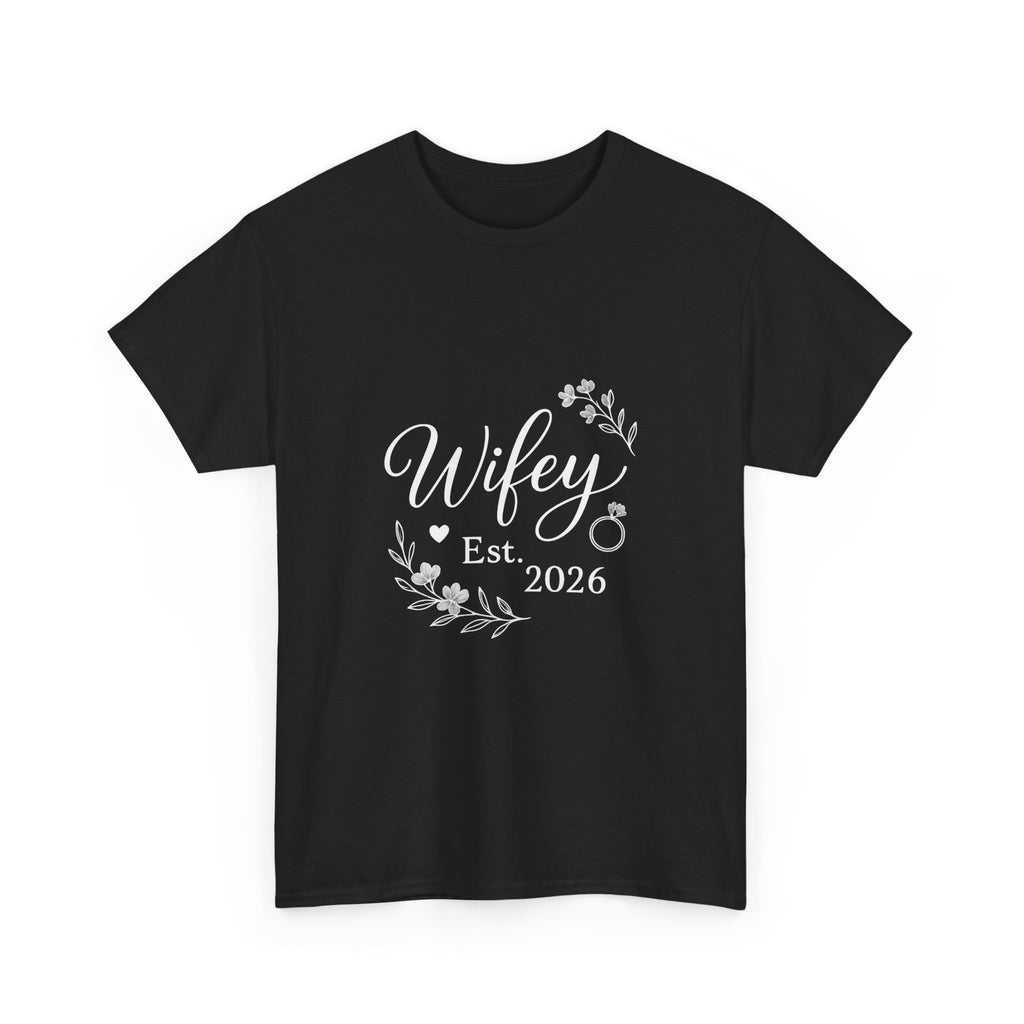 Wifey Est 2026 Bride T-Shirt | Unique Gift | Graphic Tee