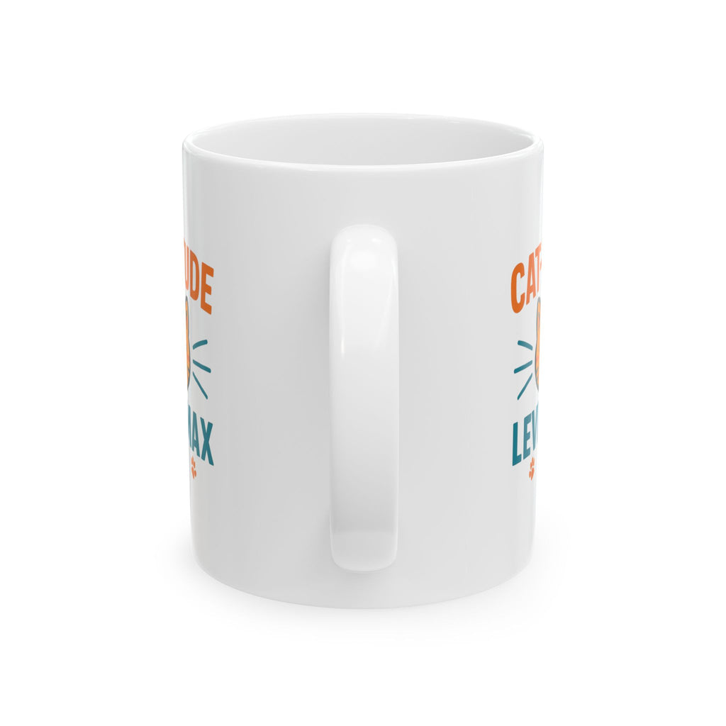 Zero Tolerance For Drama Cat Mode Coffee Mug | Funny Cat Gift | Ceramic Mug