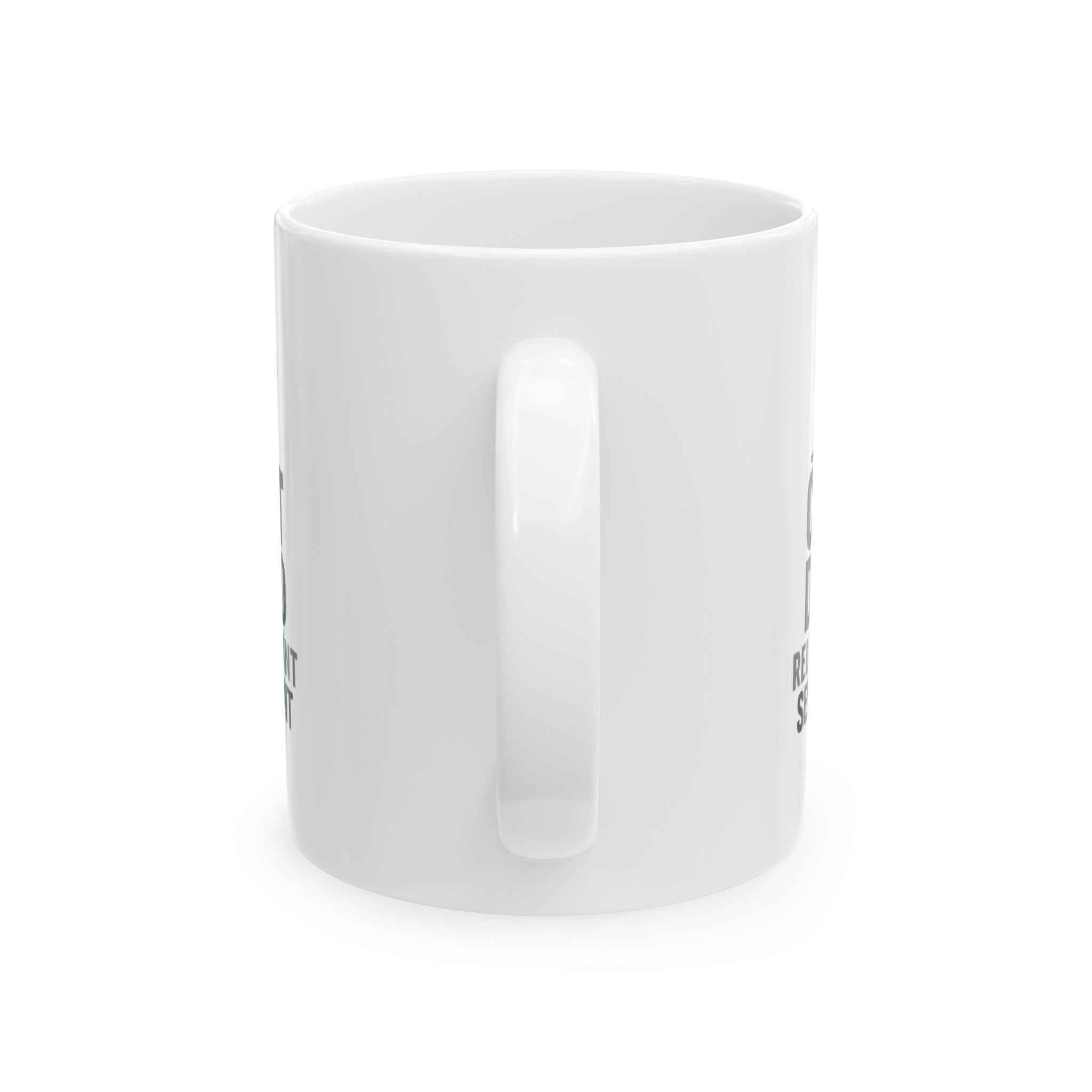 Cat Dad Reluctant Servant Coffee Mug | Cat Lover Gift | Ceramic Mug