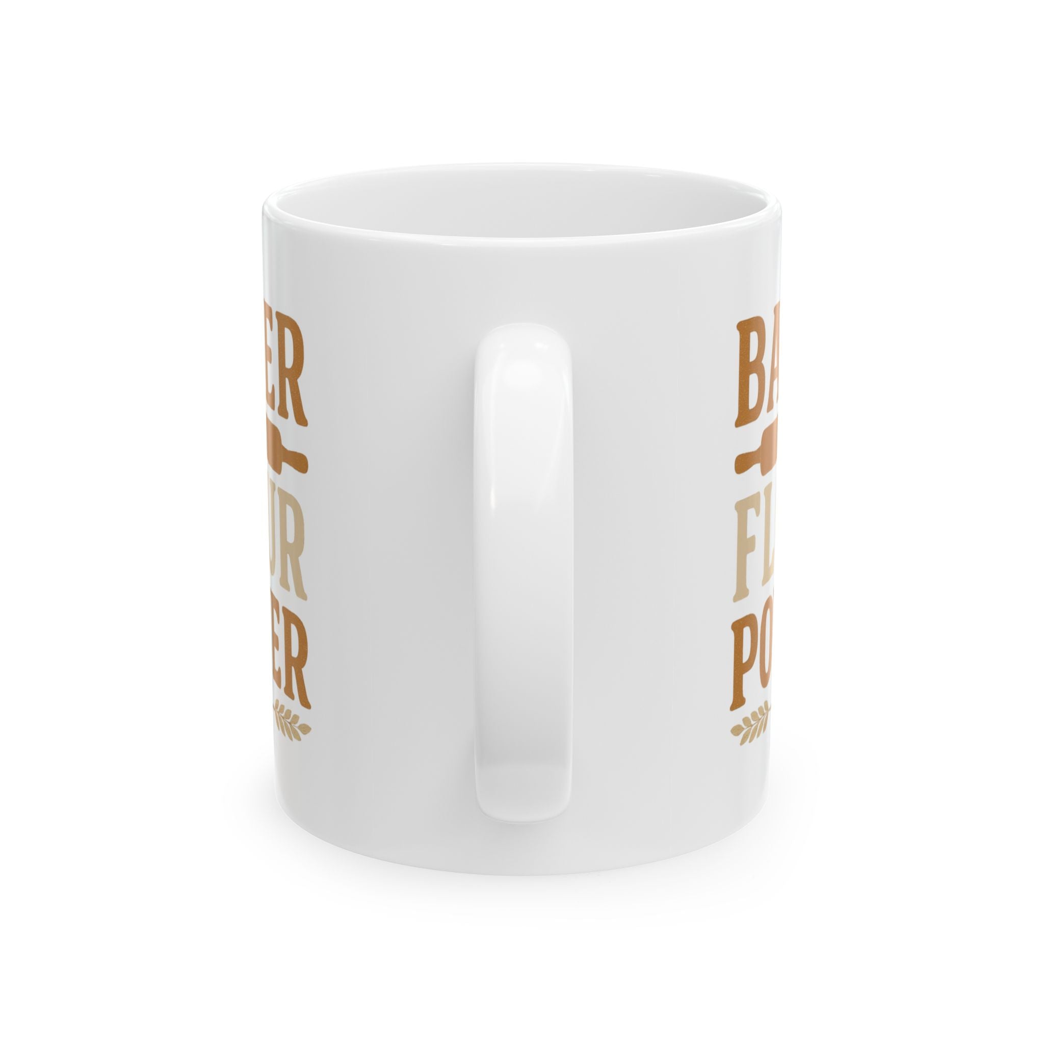 Baker Flour Power Coffee Mug | Baker Gift | Ceramic Mug