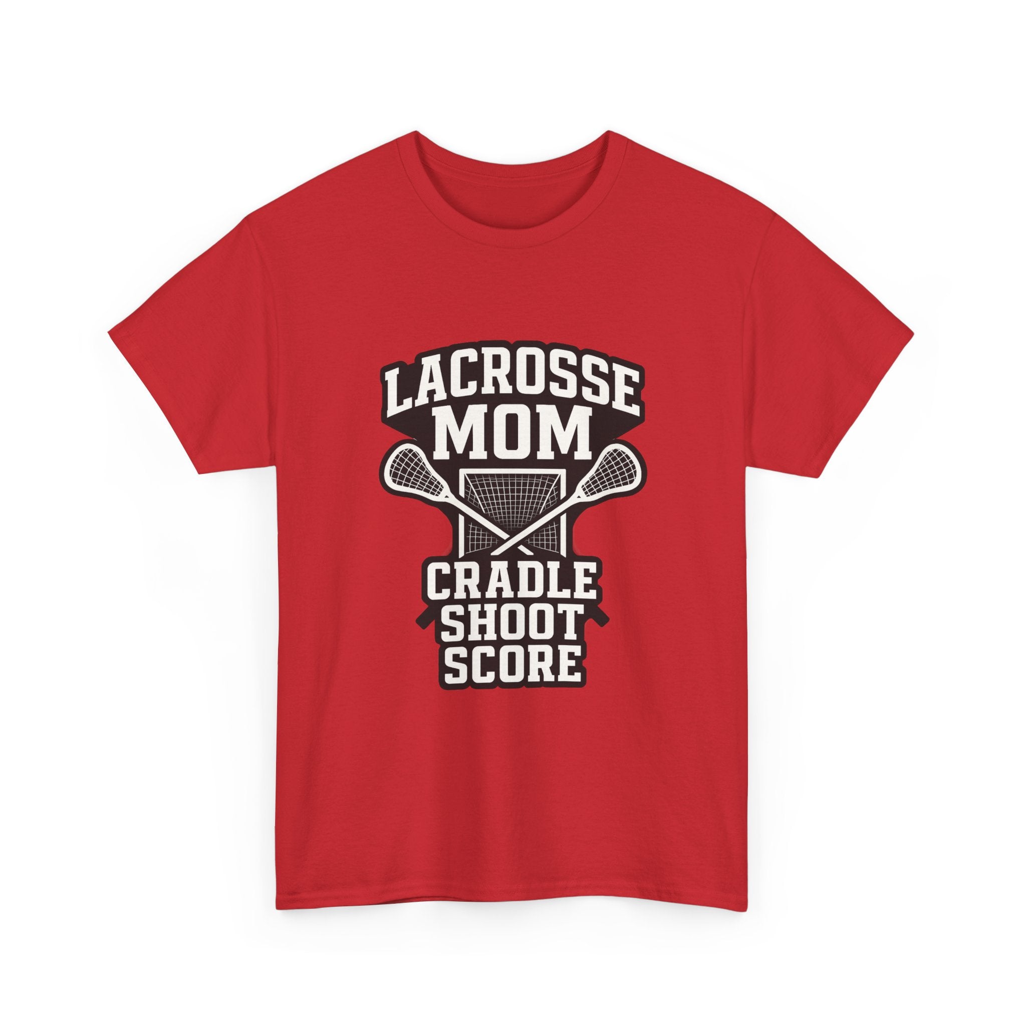 Lacrosse Mom Cradle Shoot Score T-Shirt | Gift for Mom | Graphic Tee
