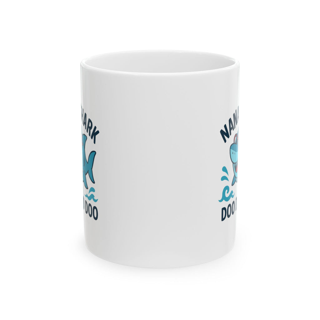 Nana Shark Doo Doo Funny Coffee Mug | Funny Gift | Ceramic Mug
