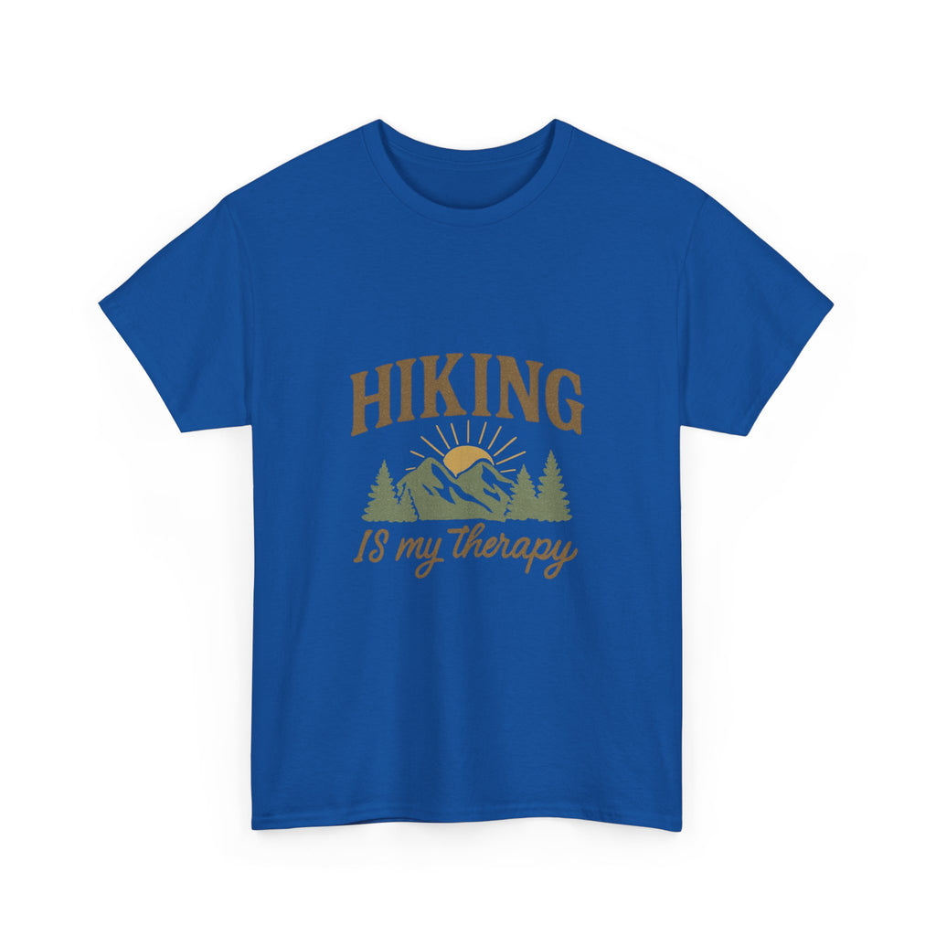 Hiking Is My Therapy Outdoors T-Shirt | Hiking Lover Gift | Graphic Tee