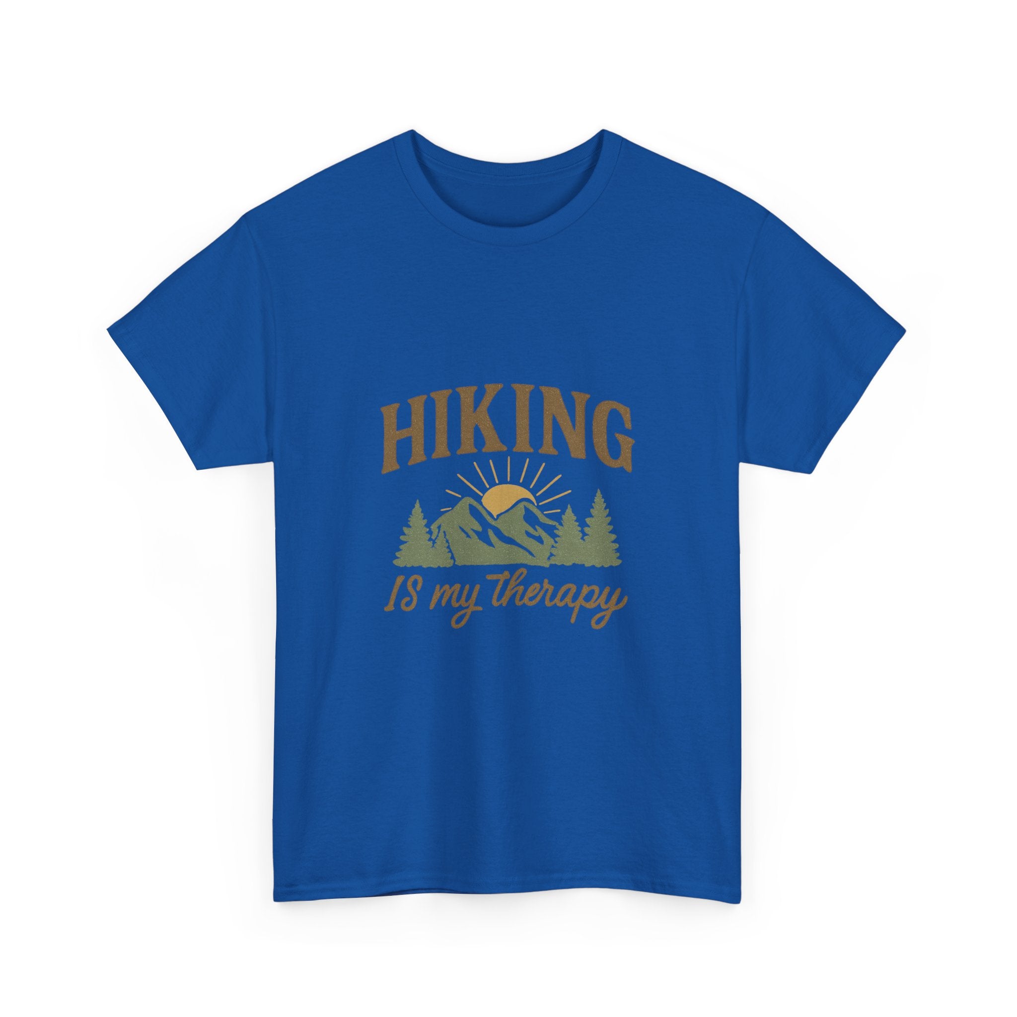 Hiking Is My Therapy Outdoors T-Shirt | Hiking Lover Gift | Graphic Tee