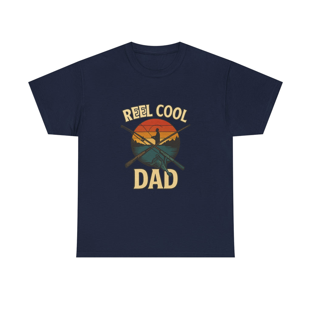 Reel Cool Dad Fishing Father T-Shirt | Gift for Dad | Graphic Tee