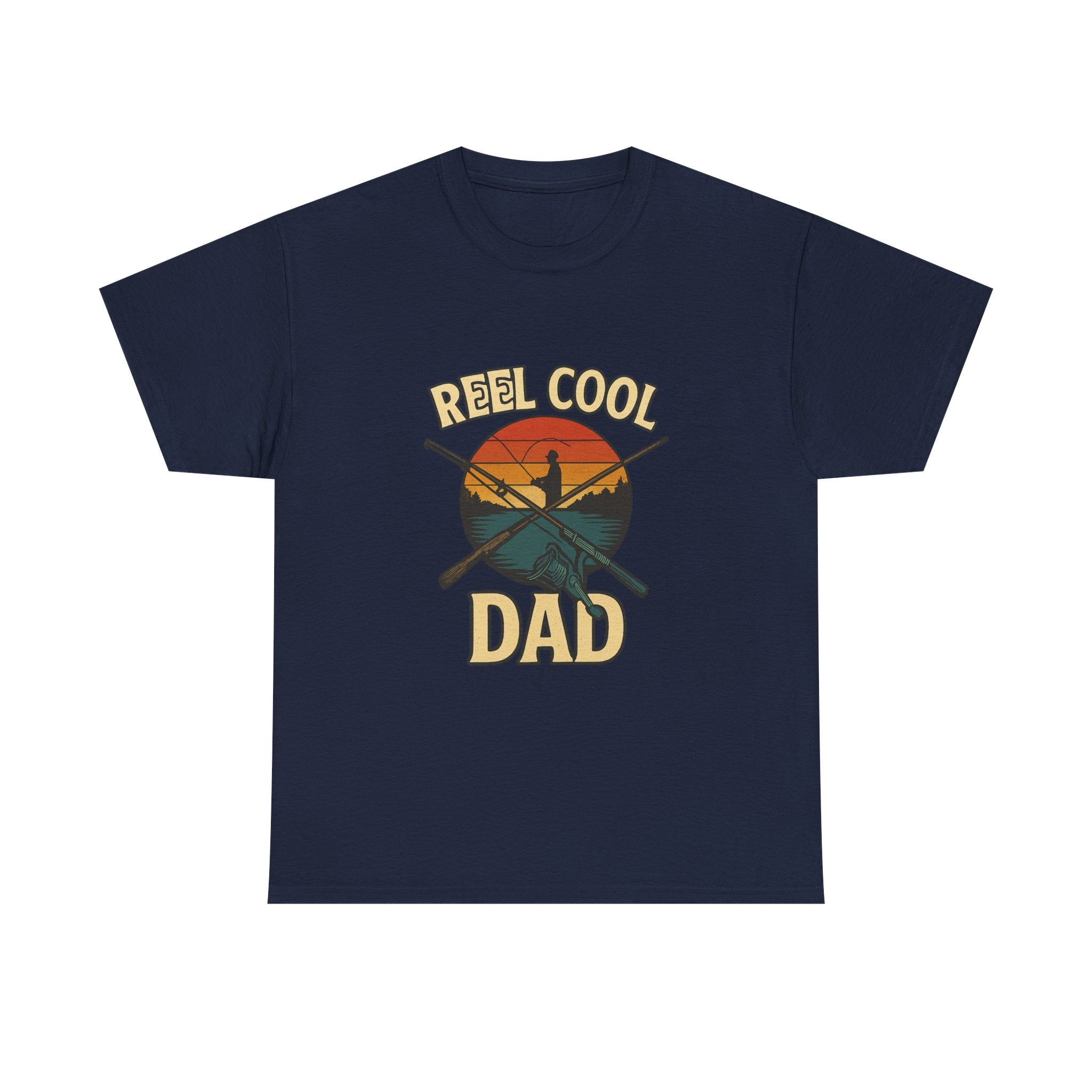 Reel Cool Dad Fishing Father T-Shirt | Gift for Dad | Graphic Tee