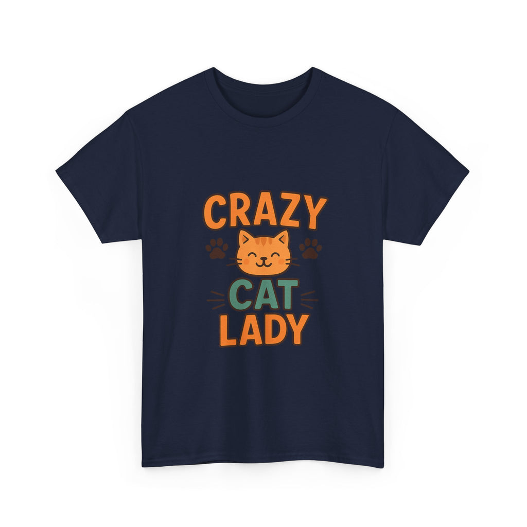 Crazy Cat Lady And Proud T-Shirt | Funny Cat Gift | Graphic Tee