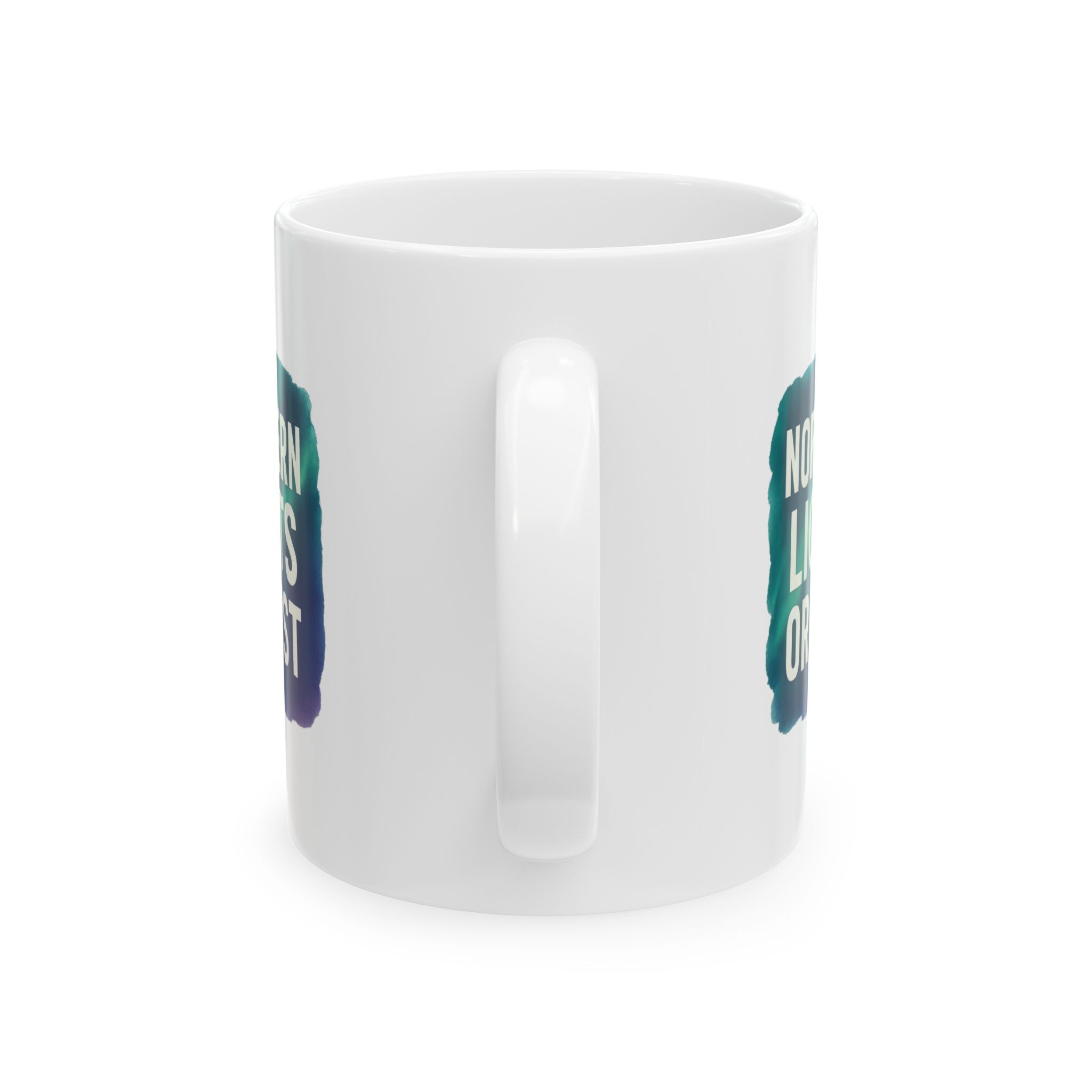 Iceland Addict Northern Lights Or Bust Coffee Mug | Unique Gift | Ceramic Mug