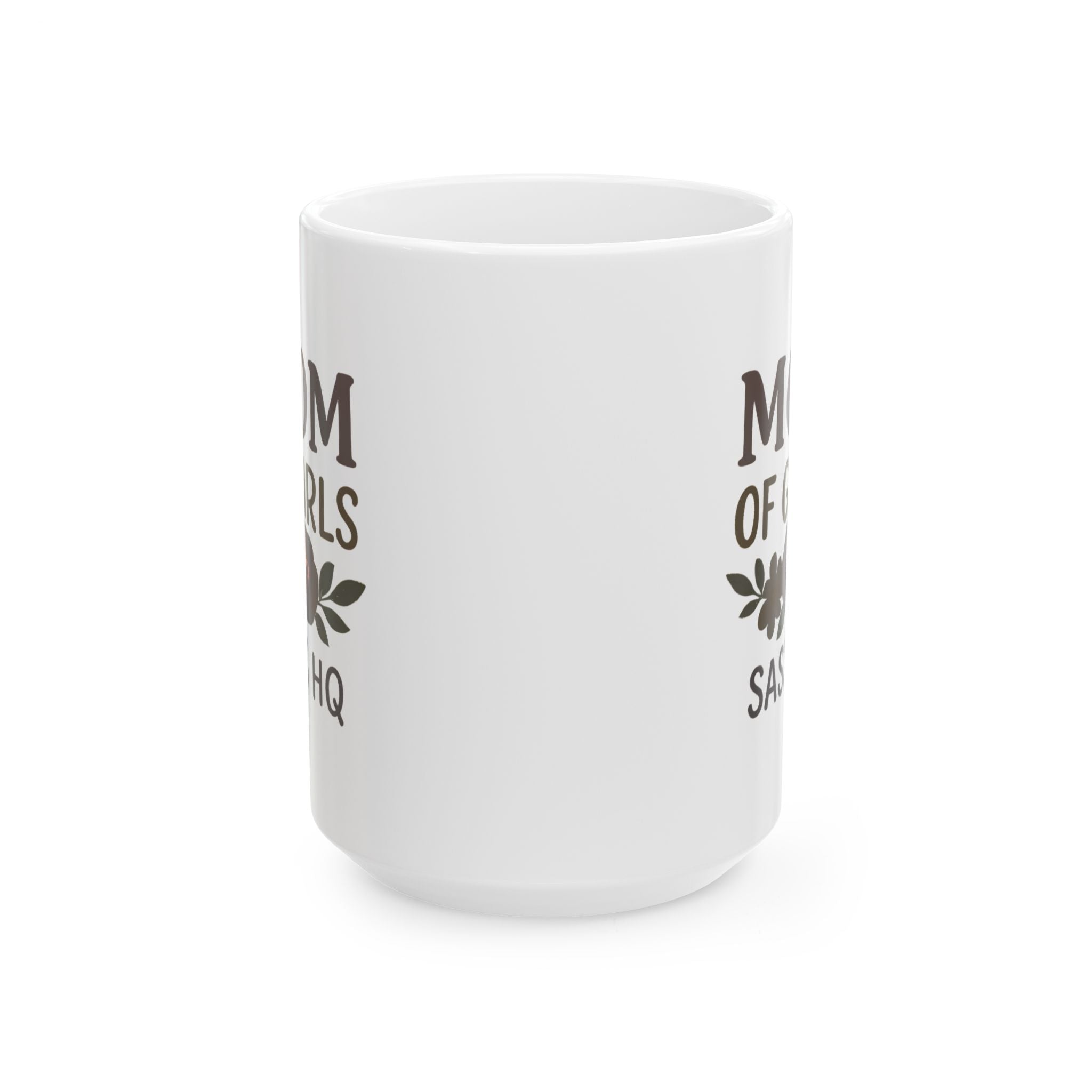 Three Girls One Mom Send Coffee Coffee Mug | Funny Girl Mom Gift | Ceramic Mug