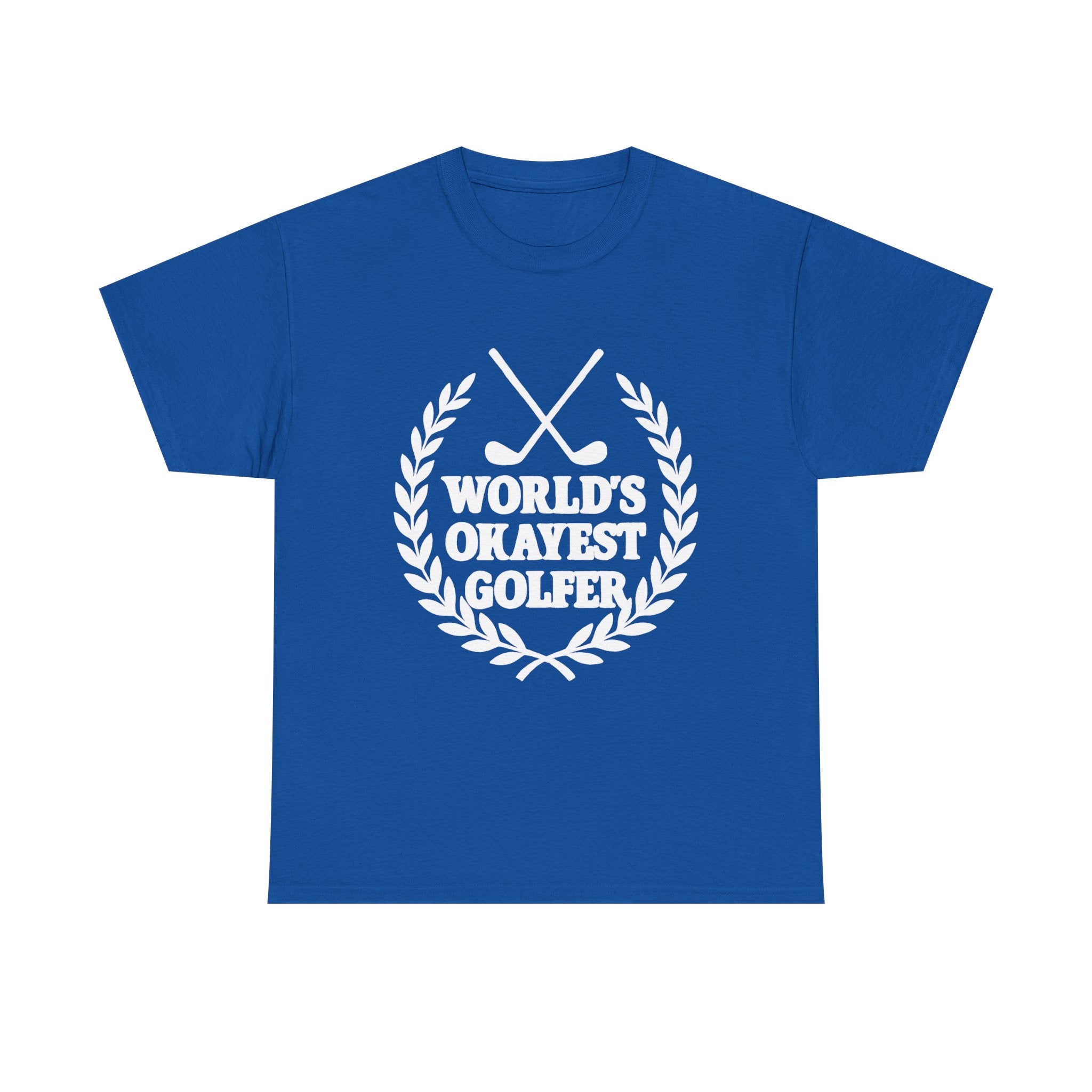 World's Okayest Golfer Sports T-Shirt | Golf Lover Gift | Graphic Tee