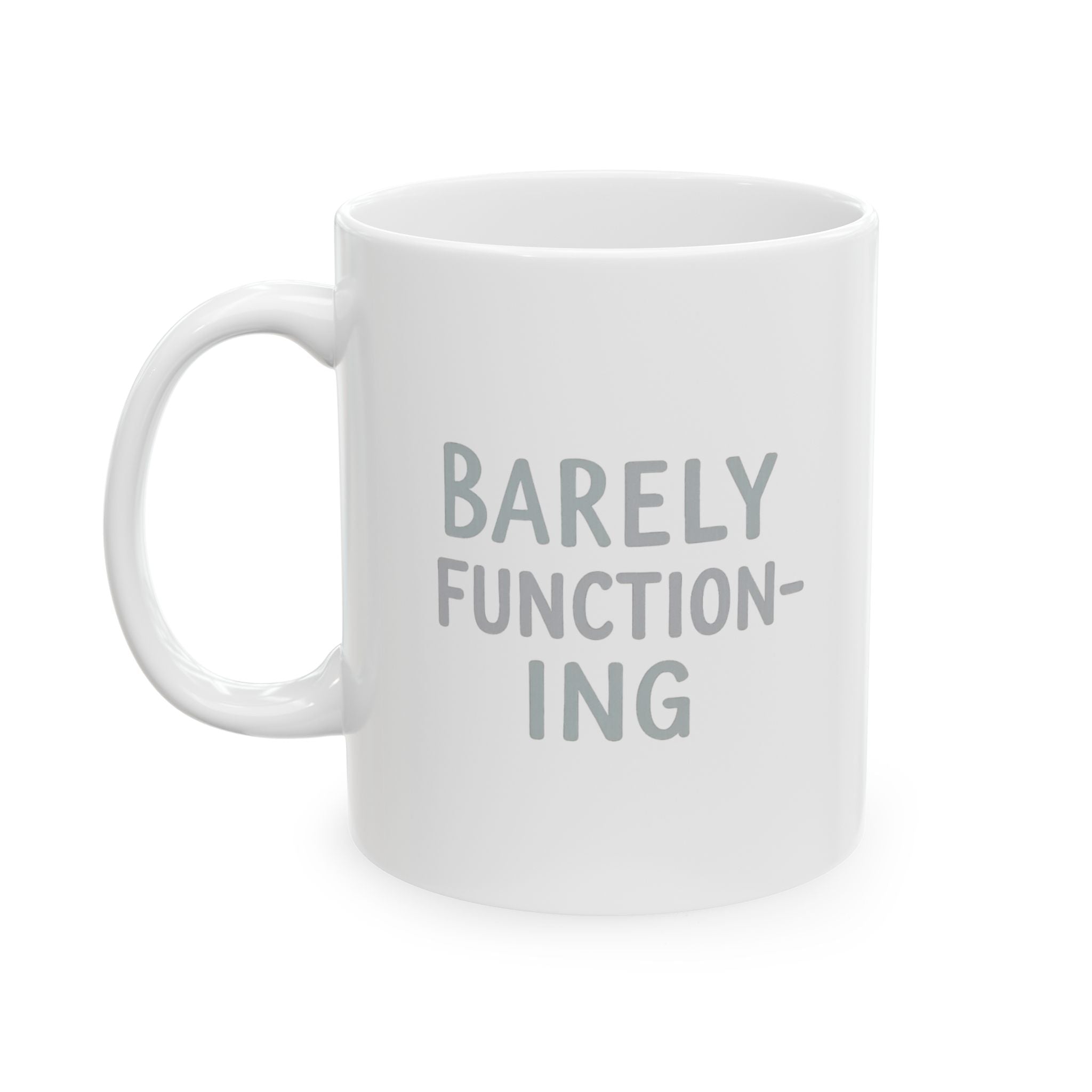 System Status Barely Online Send Coffee Coffee Mug | Funny Gift | Ceramic Mug