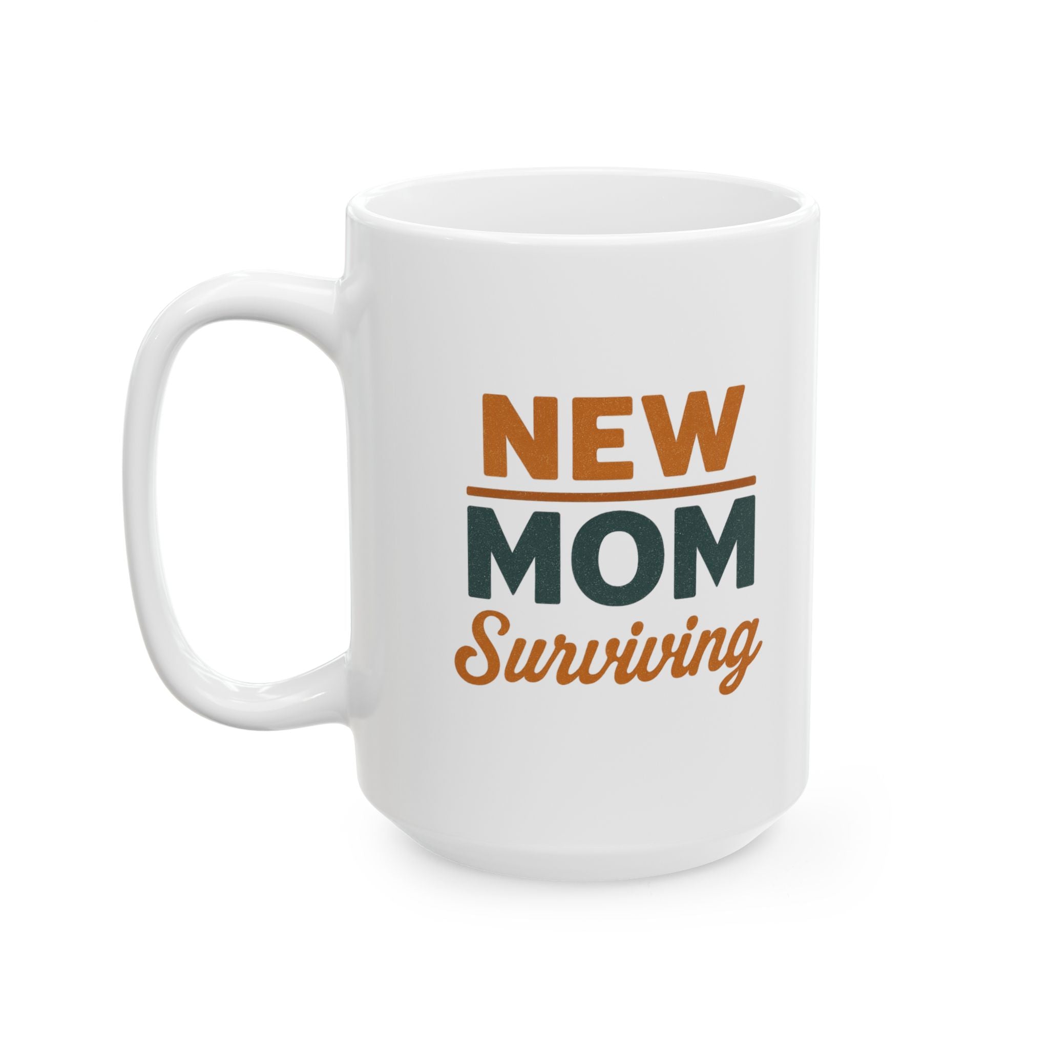 Newborn Mom Boss Level Unlocked Coffee Mug | Funny New Mom Gift | Ceramic Mug