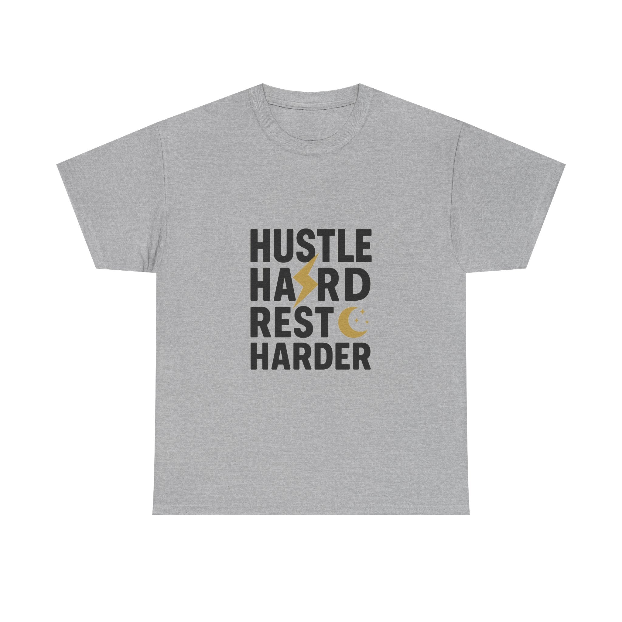 Hustle Hard Rest Harder T-Shirt | Unique Gift | Graphic Tee