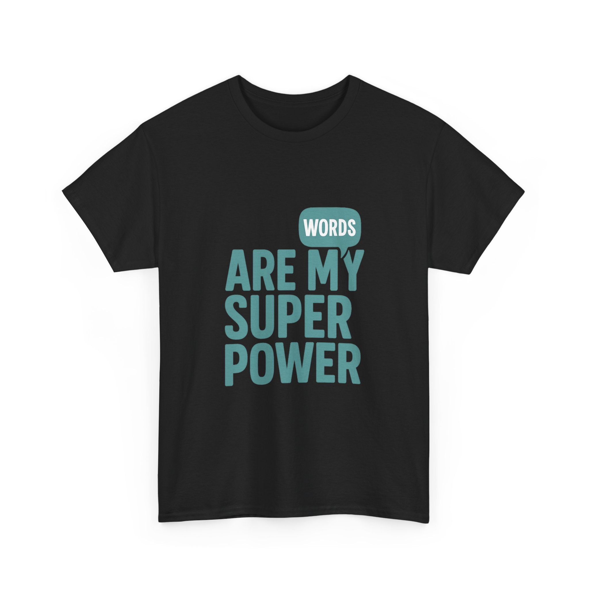 Speech Therapist Words Are My Superpower T-Shirt | Unique Gift | Graphic Tee