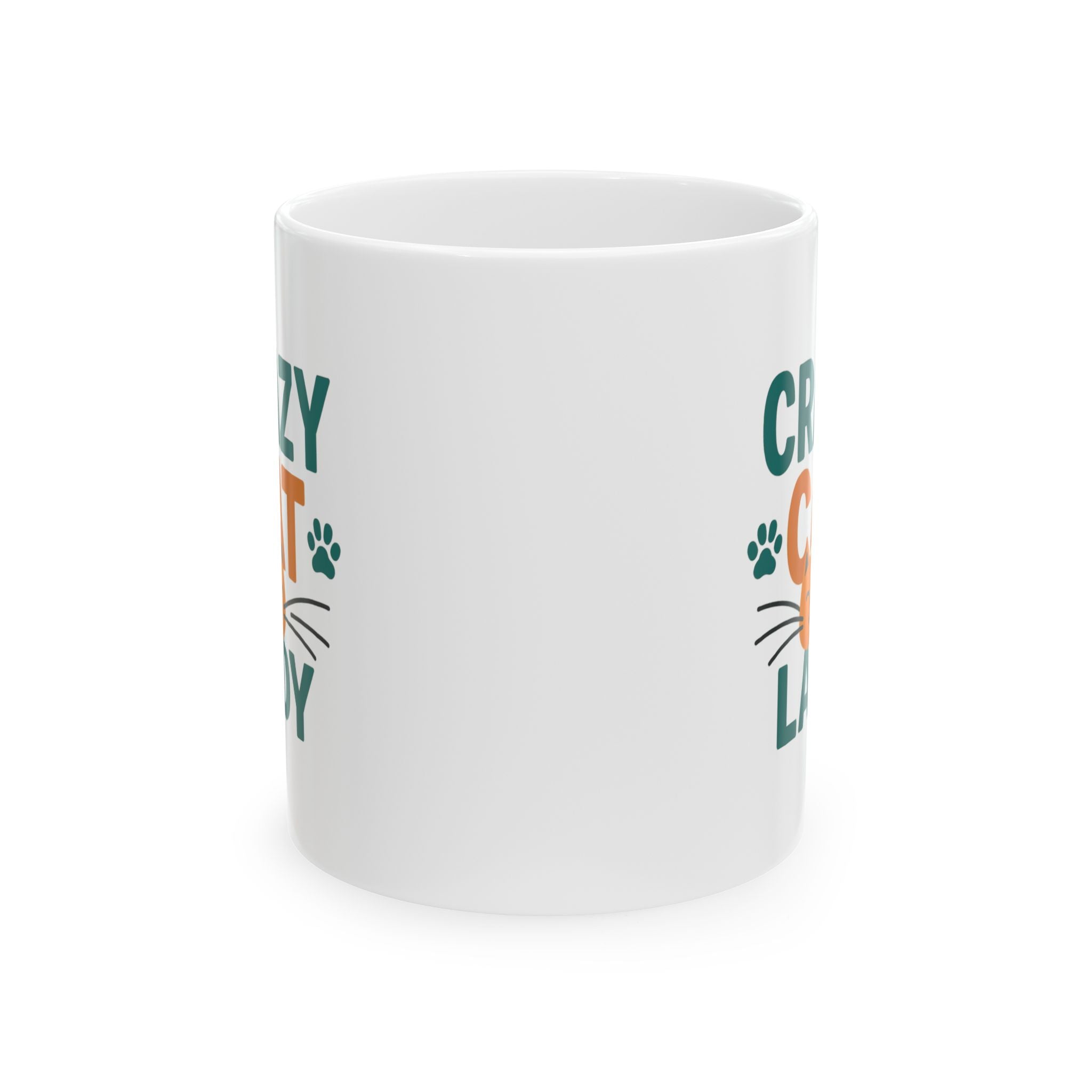 Future Crazy Cat Lady In Training Coffee Mug | Cat Lover Humor | Ceramic Mug