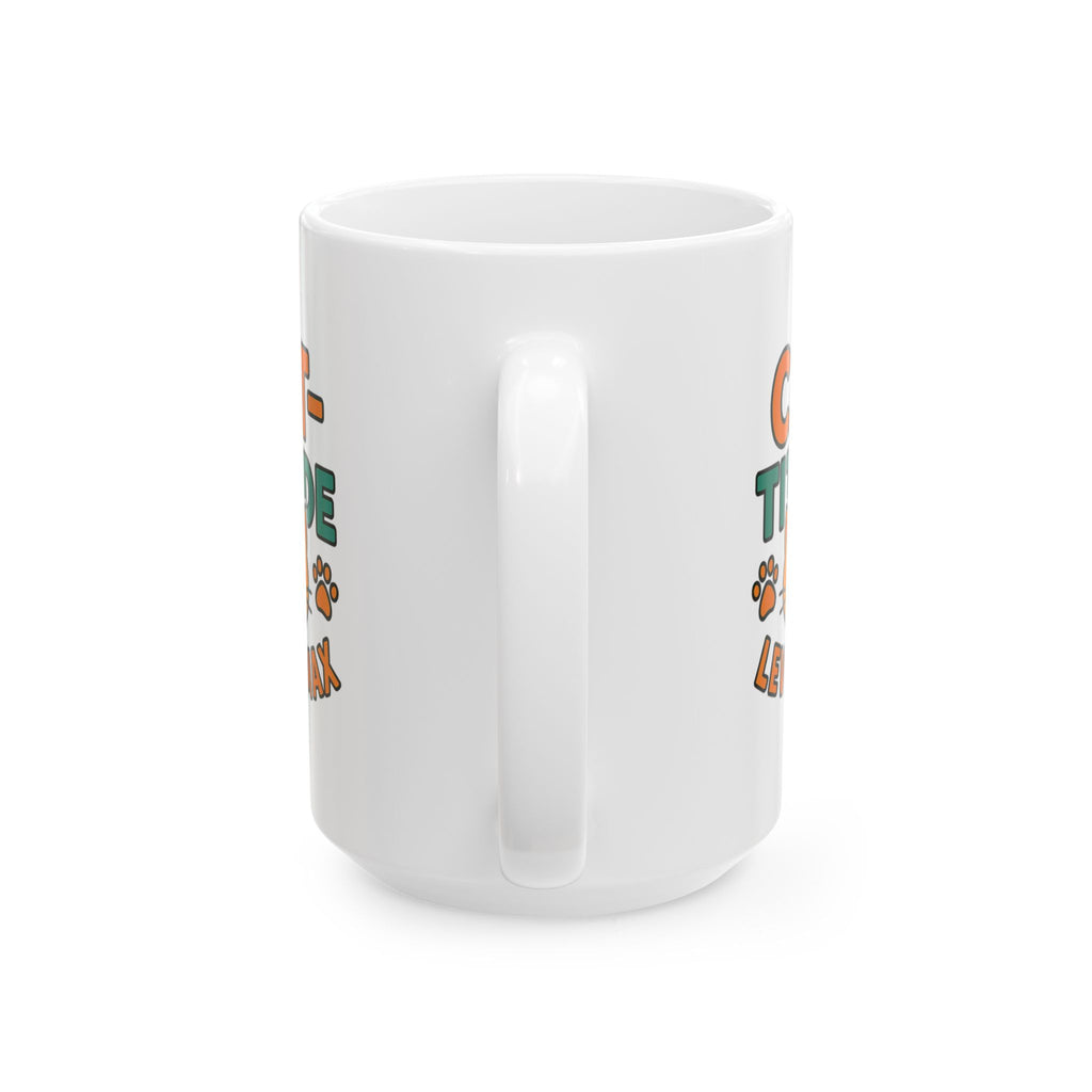 I Have Cat-titude And I Know It Coffee Mug | Funny Cat Gift | Ceramic Mug