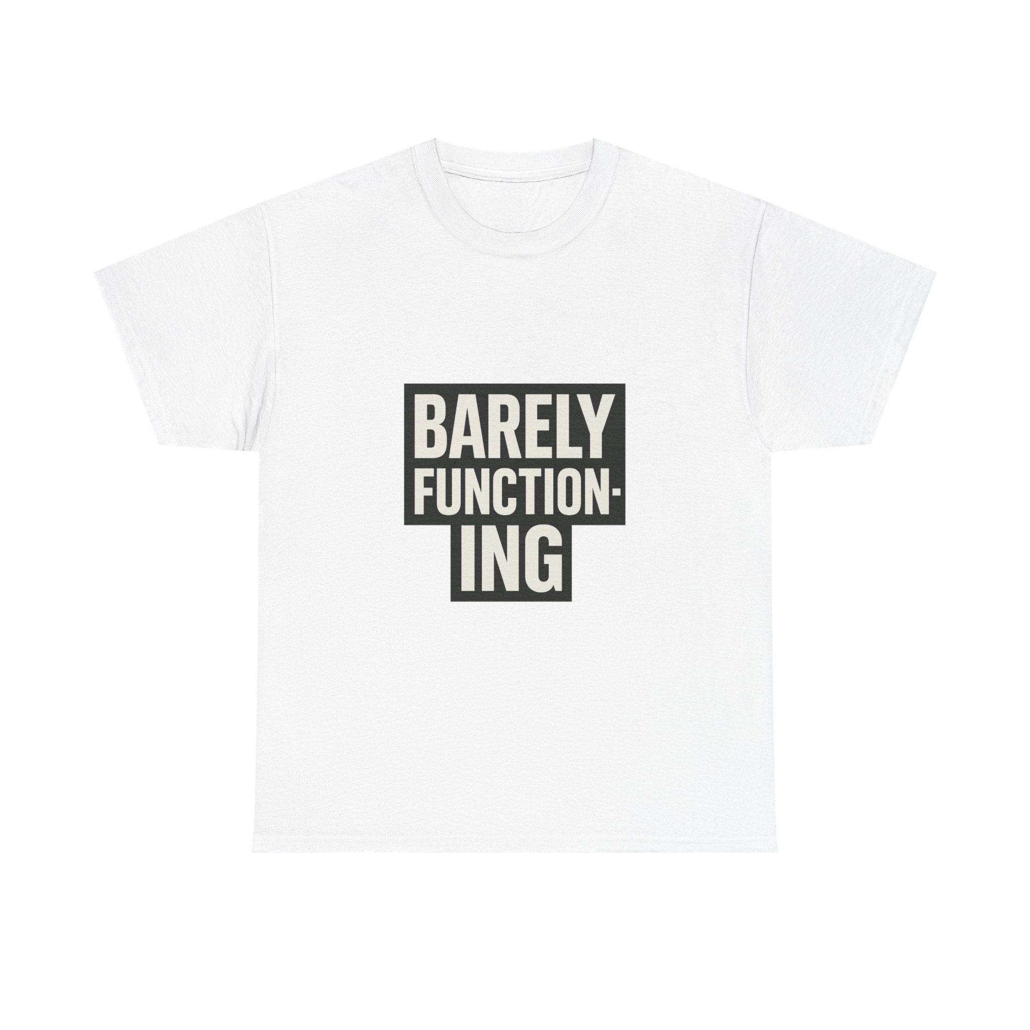 System Status Barely Online Send Coffee T-Shirt | Funny Gift | Graphic Tee