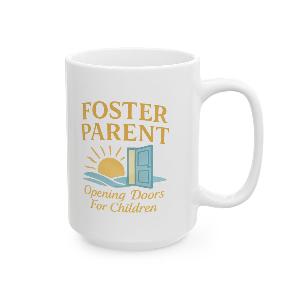 Foster Parent Opening Doors For Children Ceramic Mug
