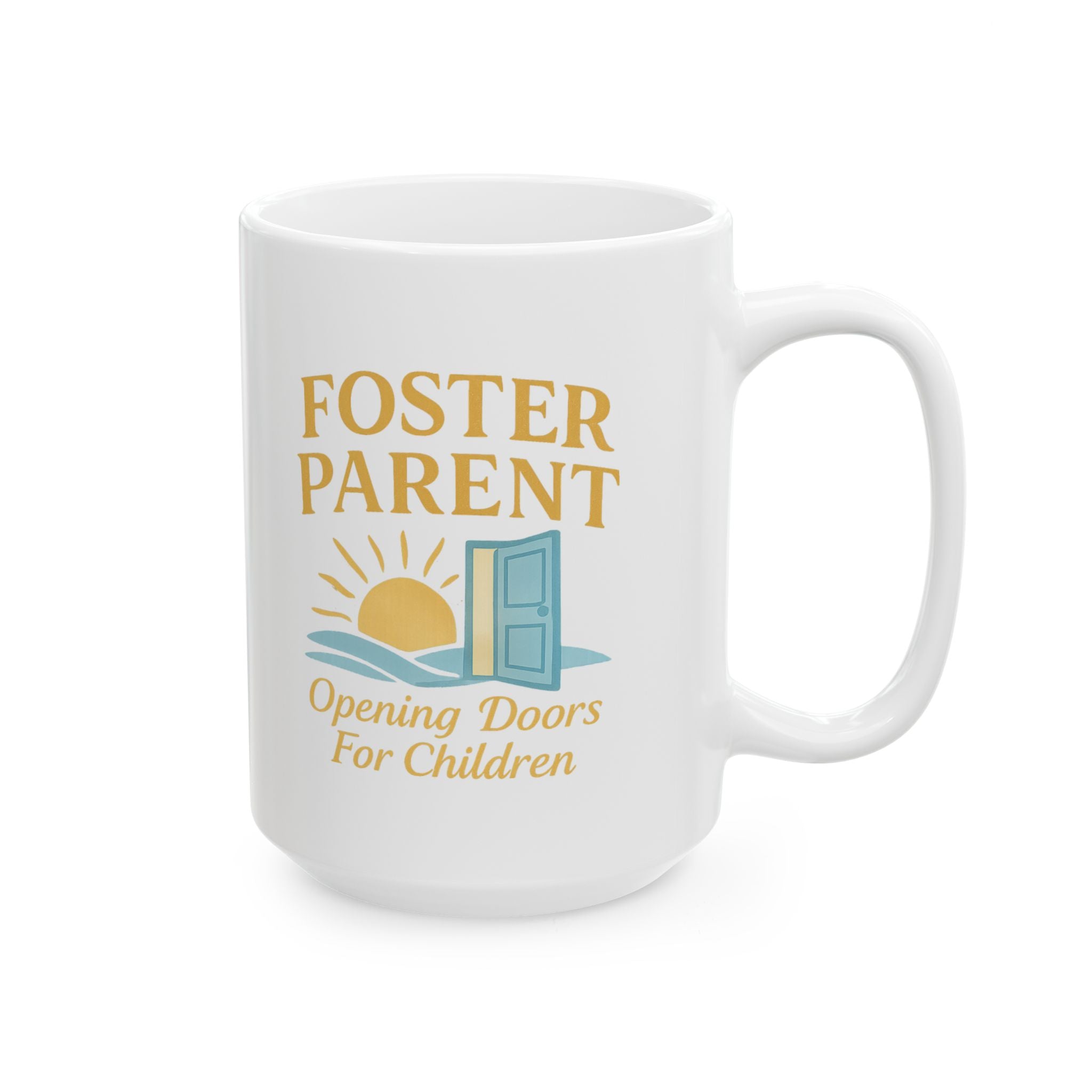 Foster Parent Opening Doors For Children Ceramic Mug