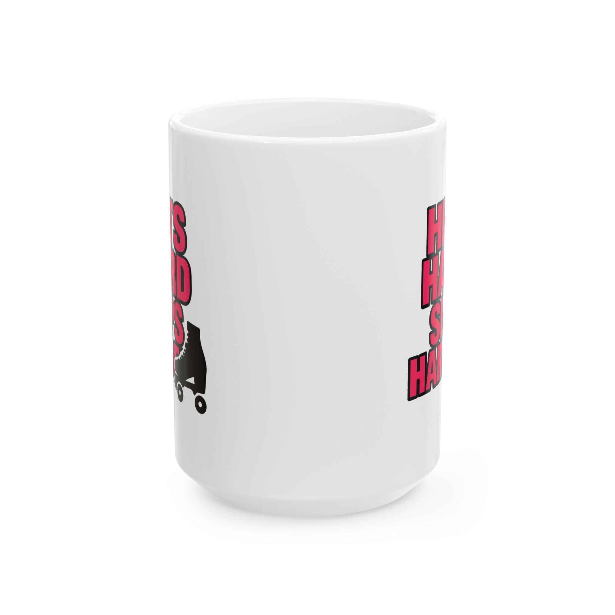 Roller Derby Queen Hits Hard Sips Harder Coffee Mug | Unique Gift | Ceramic Mug