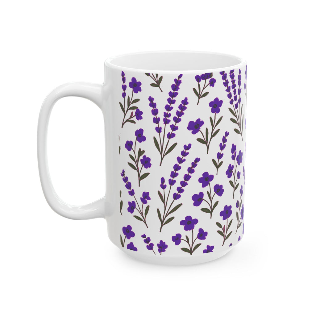 Purple Lavender Coffee Mug | Unique Gift | Ceramic Mug