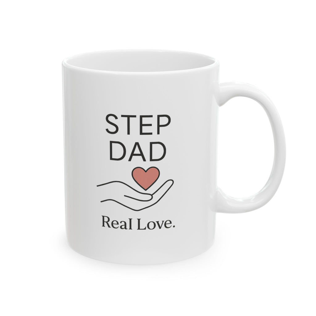 Proud Stepdad No Bio Required Coffee Mug | Funny Stepdad Gift | Ceramic Mug