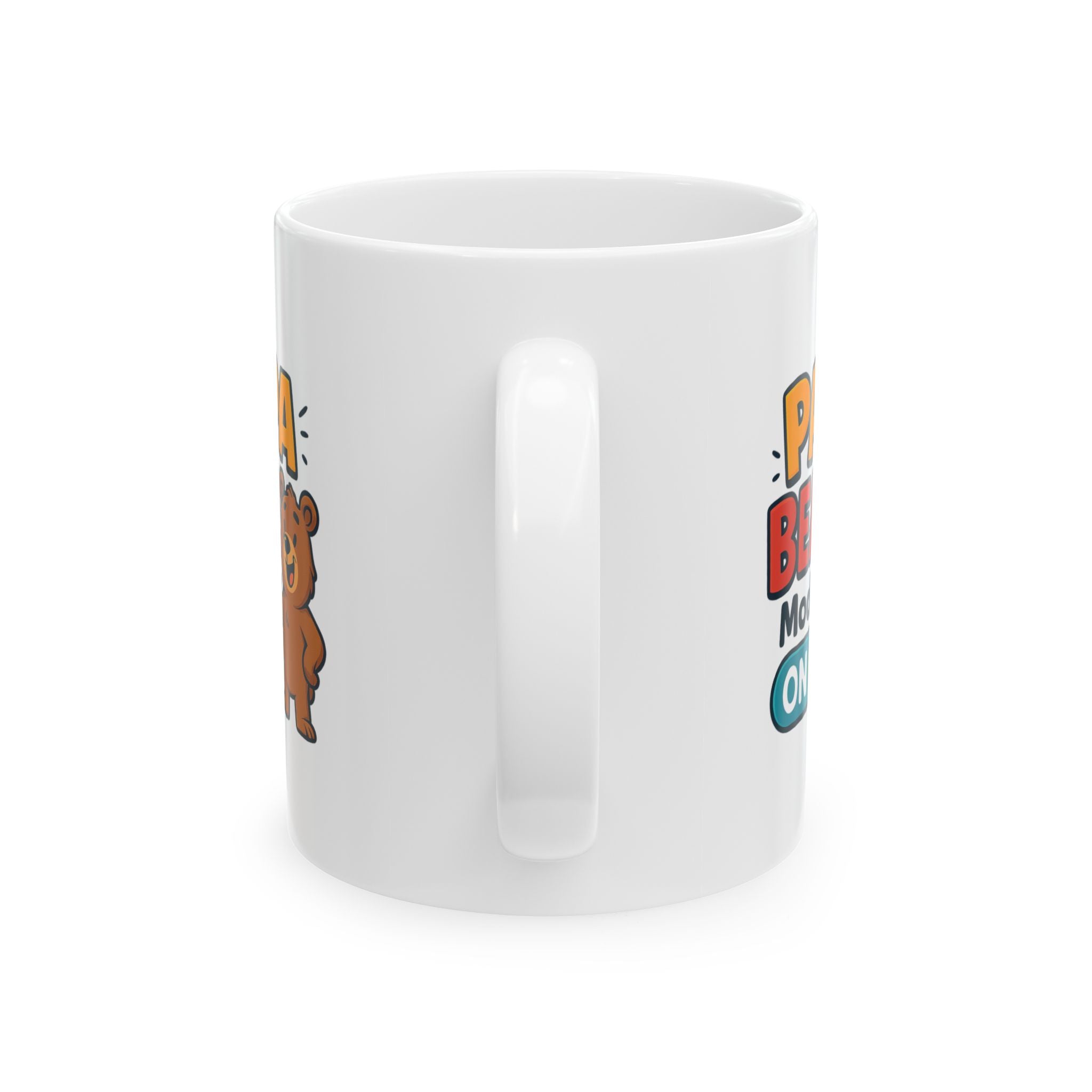 Papa Bear Mode Permanently Activated Coffee Mug | Funny Dad Gift | Ceramic Mug