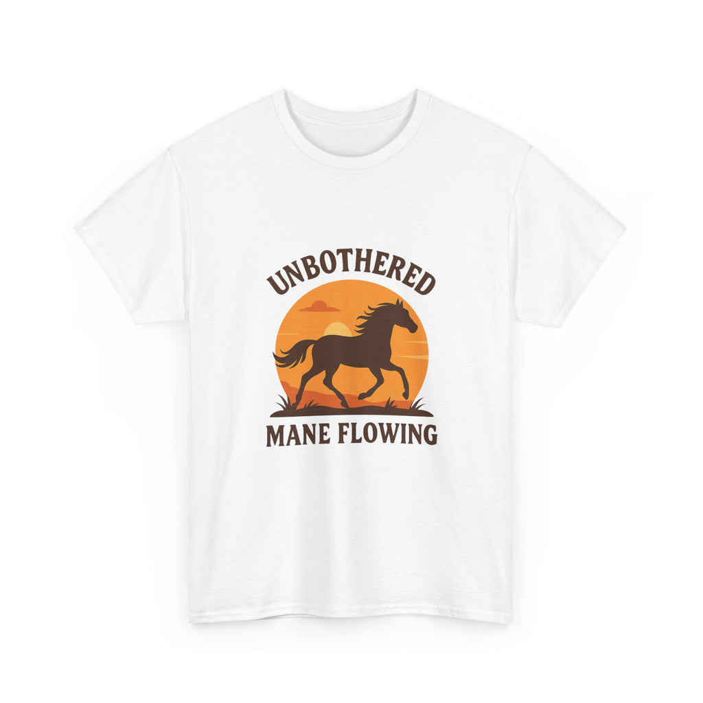 Horse Girl Unbothered Mane Flowing T-Shirt