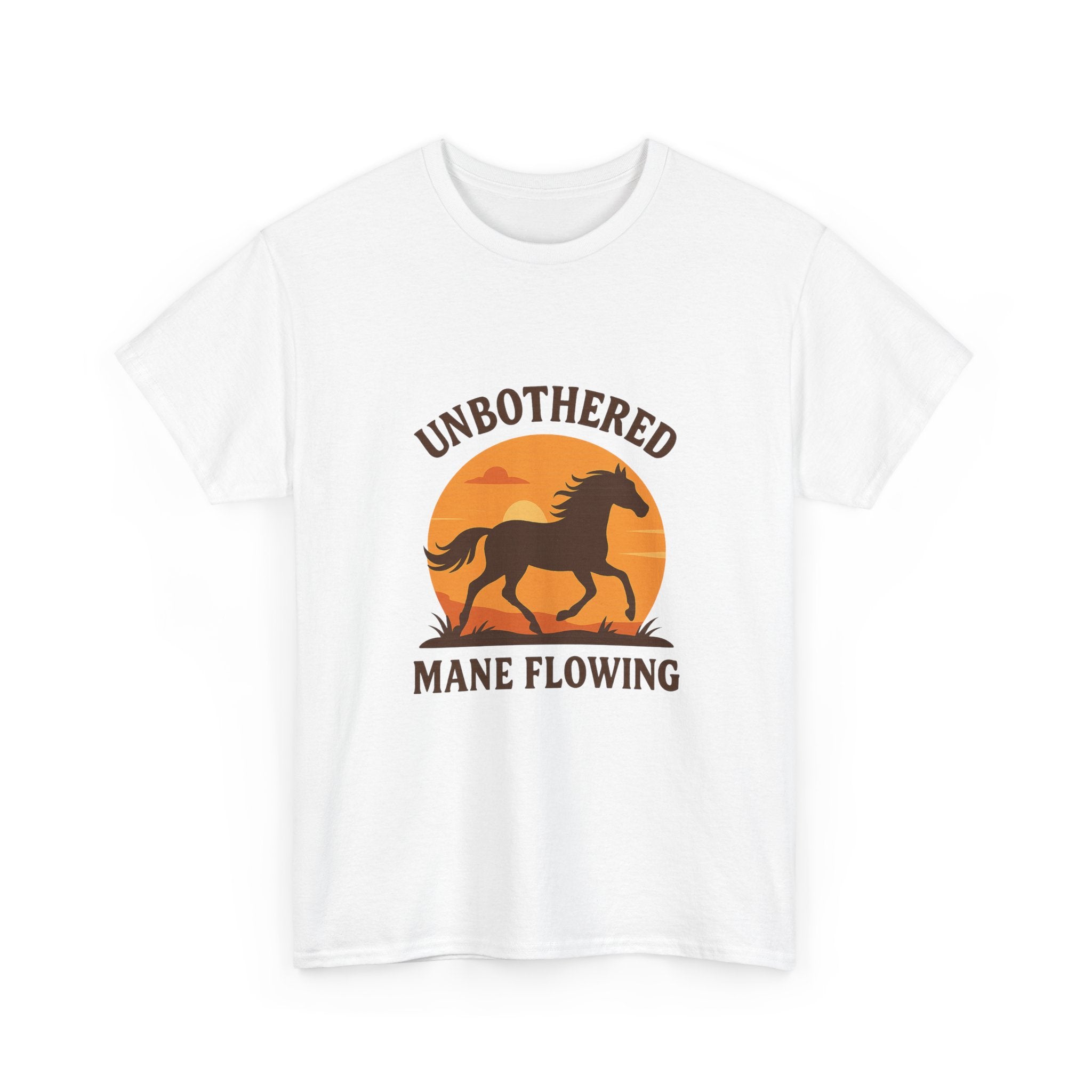 Horse Girl Unbothered Mane Flowing T-Shirt