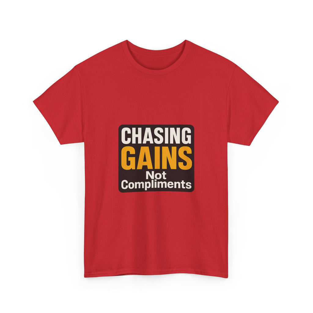 For The Gains Obviously T-Shirt | Funny Gym Motivation | Graphic Tee