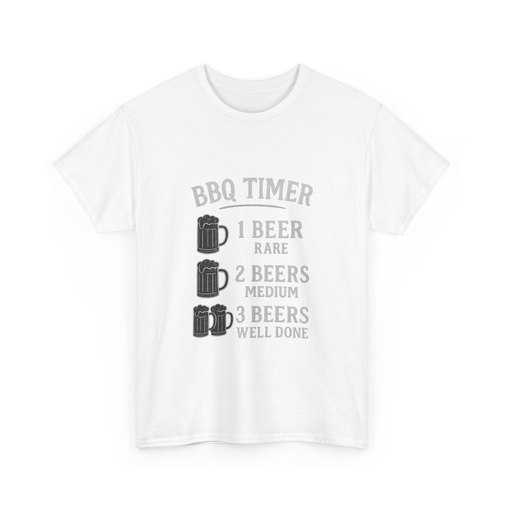BBQ Timer Beer Drinking Grilling T-Shirt | Unique Gift | Graphic Tee