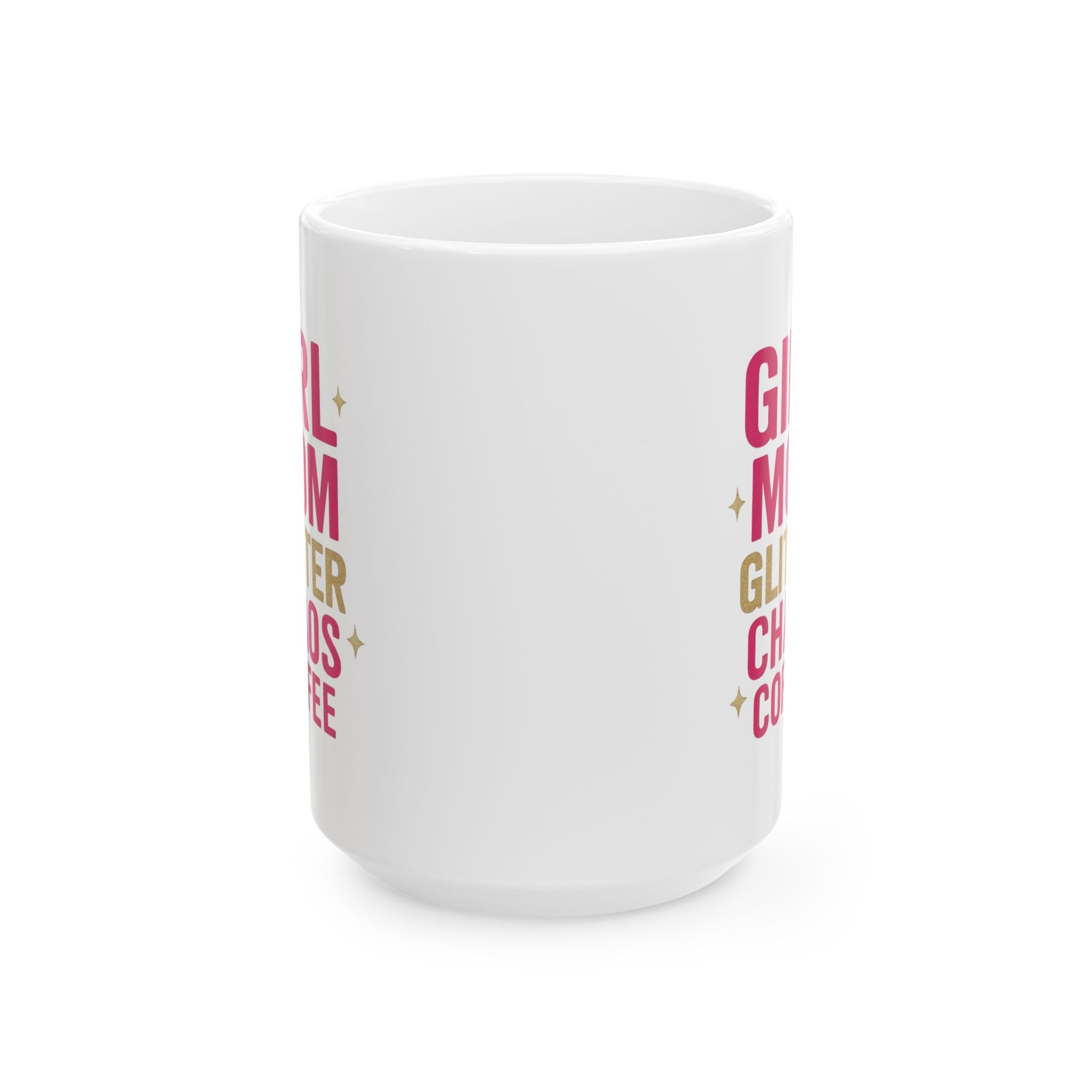 Girl Mom Glitter Chaos Coffee Coffee Mug | Gift for Mom | Ceramic Mug
