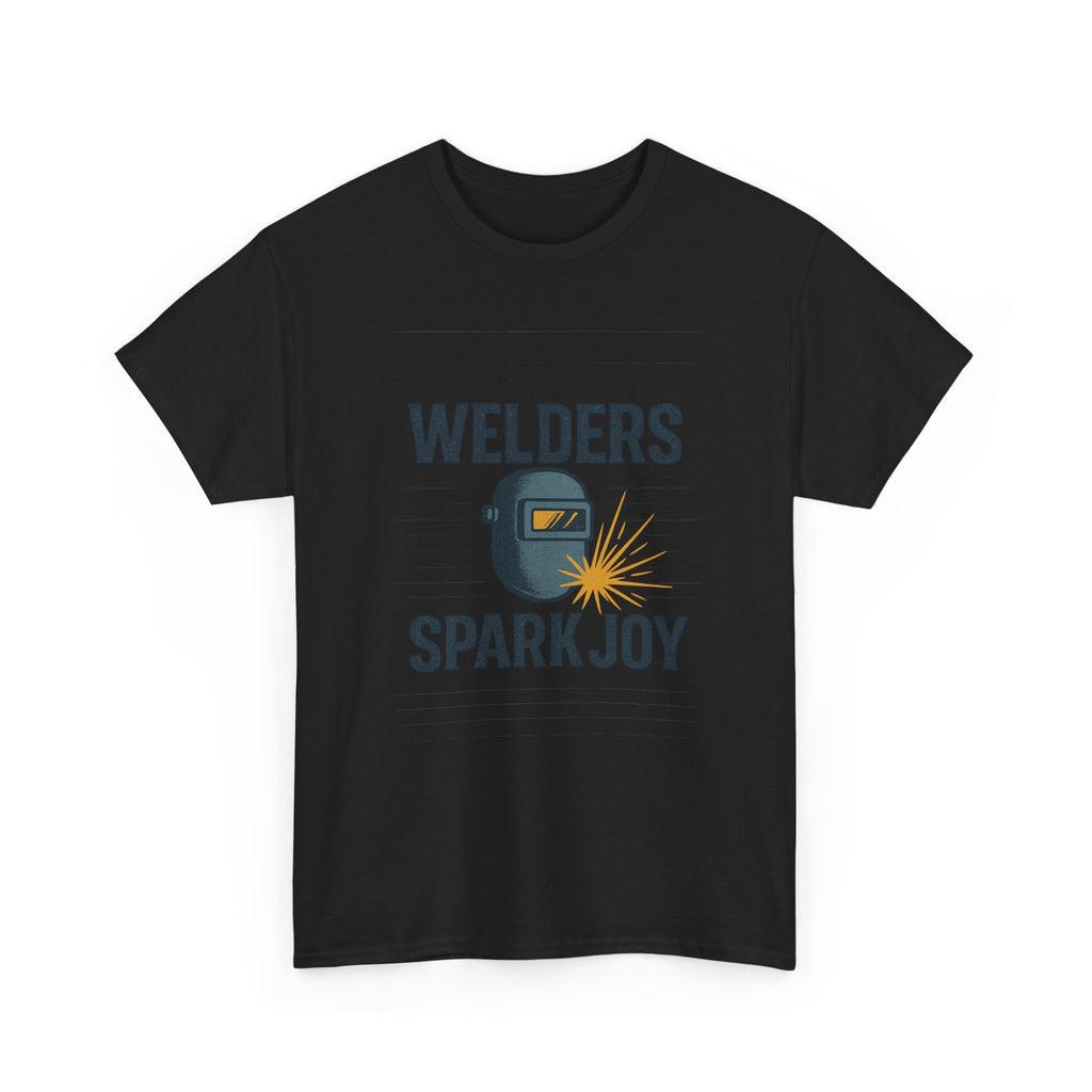 Welders Spark Joy Profession T-Shirt | Unique Gift | Graphic Tee