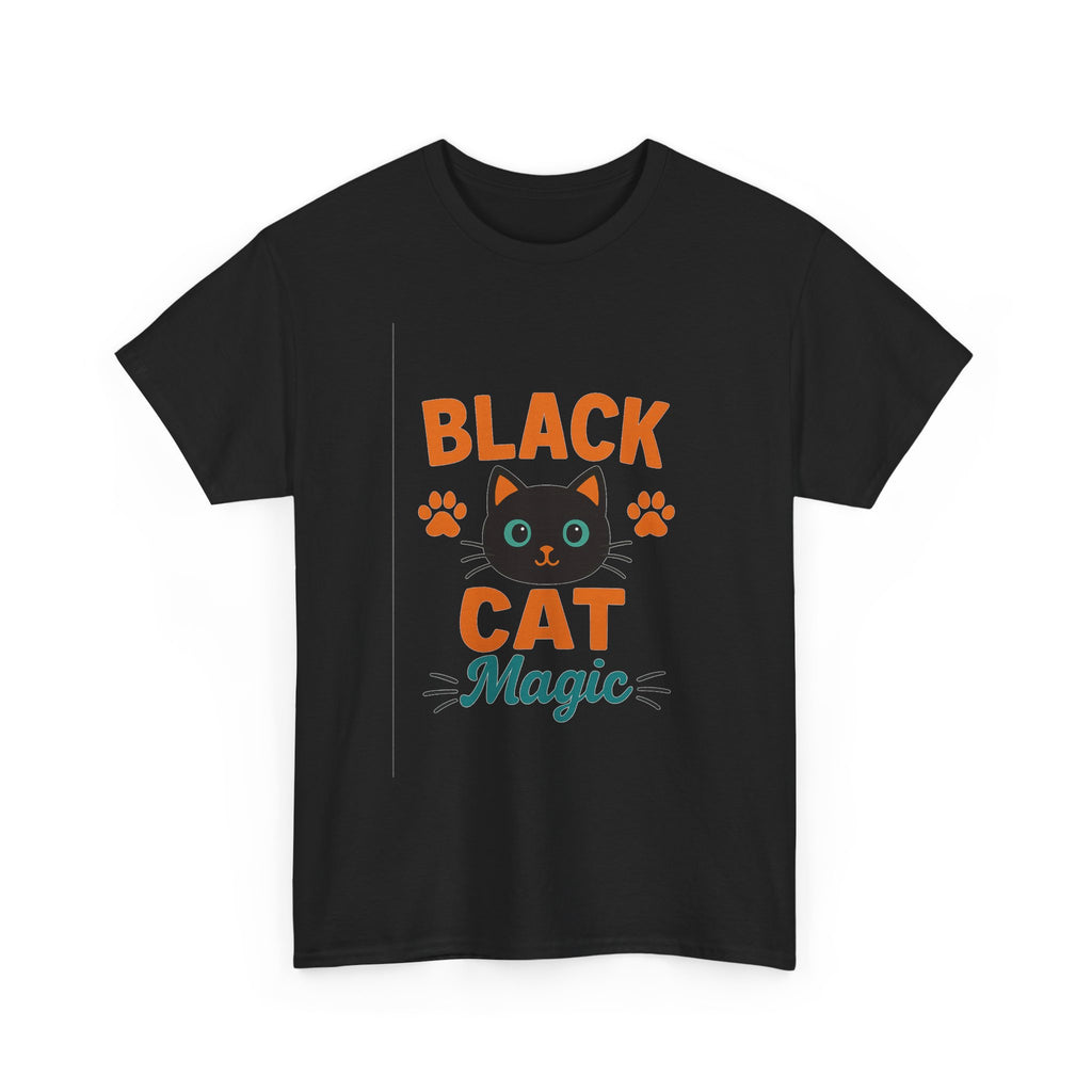 Black Cat Familiar Vibes T-Shirt | Cat Witch Humor Gift | Graphic Tee