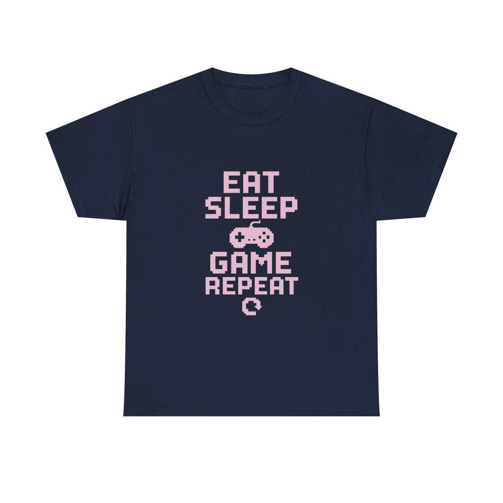 Gamer Eat Sleep Game Repeat T-Shirt | Unique Gift | Graphic Tee