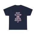 Gamer Eat Sleep Game Repeat T-Shirt | Unique Gift | Graphic Tee