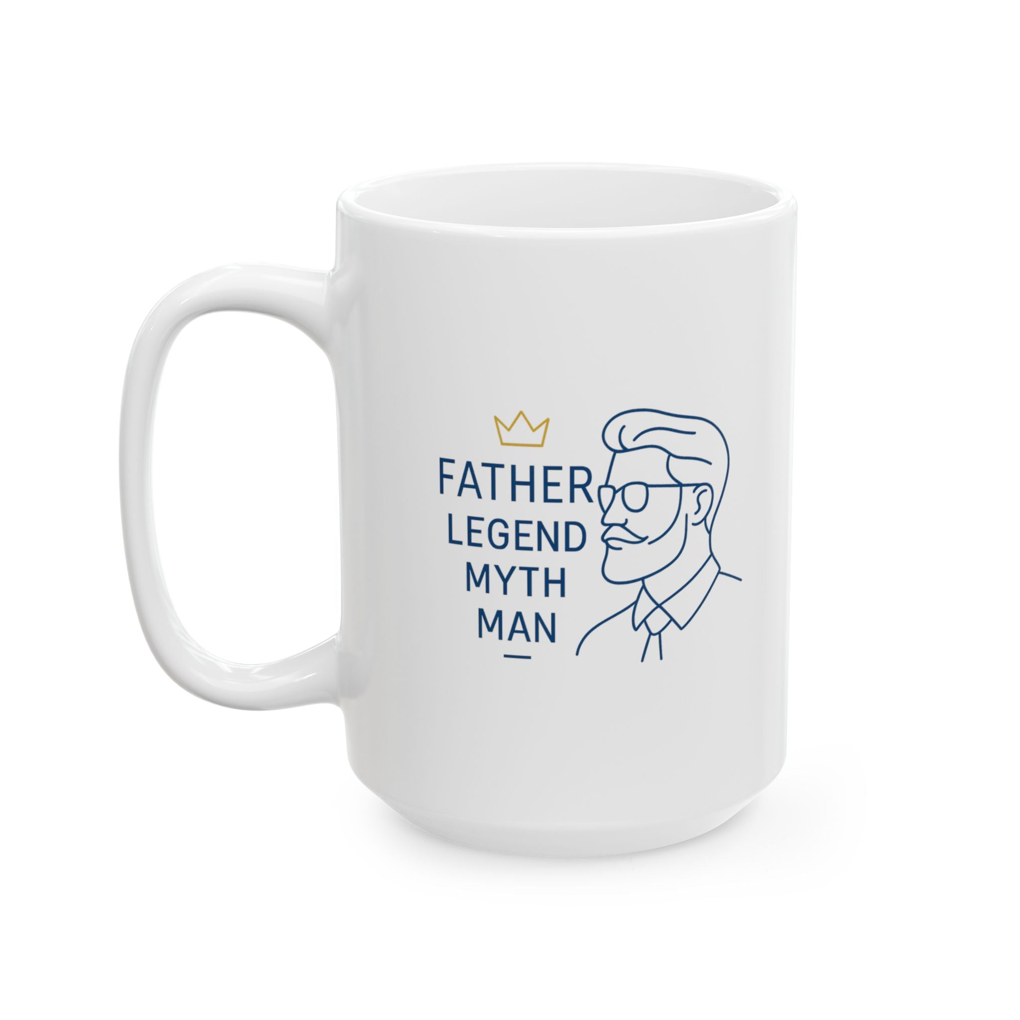 Father Powered By Love And Coffee Coffee Mug | Father Gift | Ceramic Mug