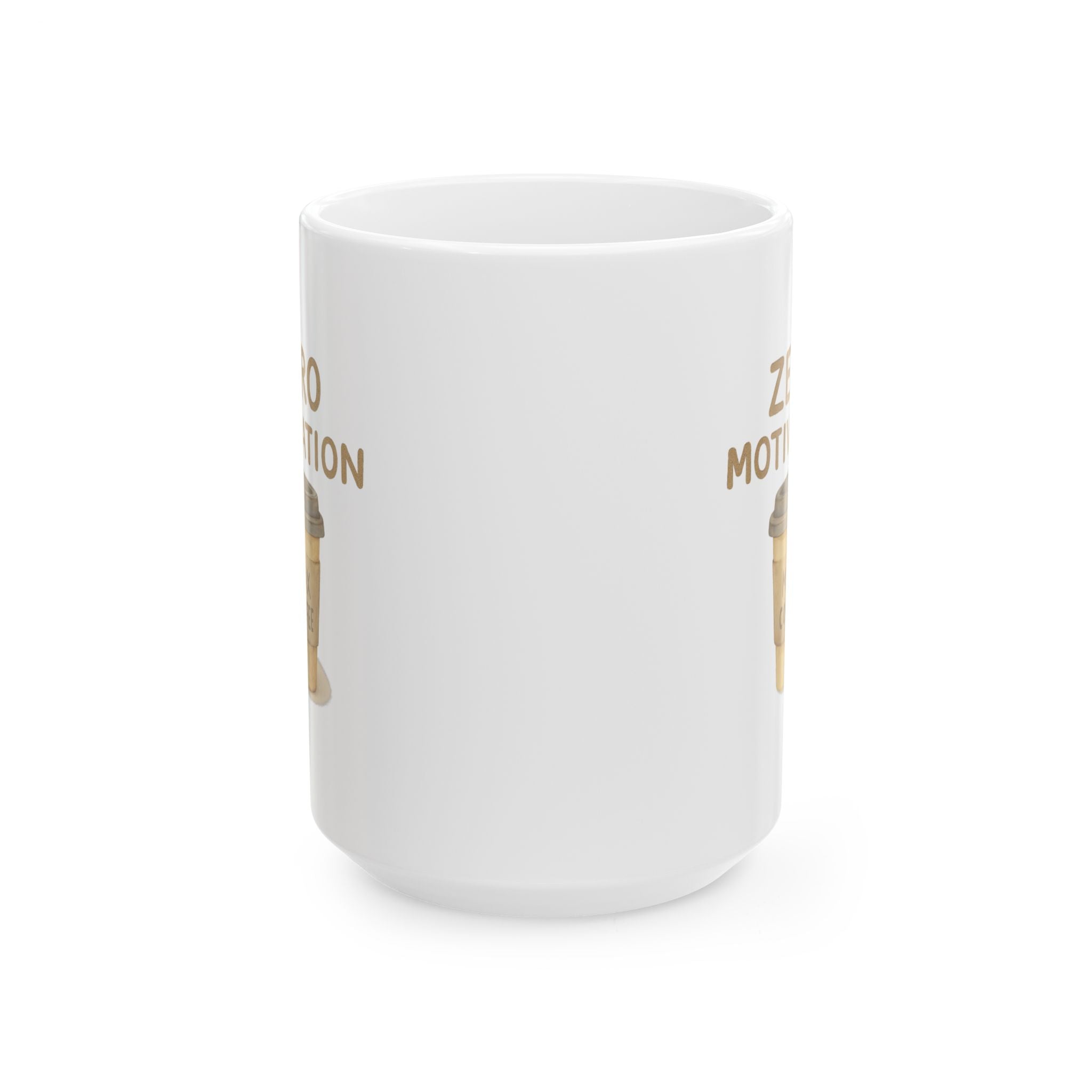 Motivation Level Zero Coffee Level Max Coffee Mug | Funny Gift | Ceramic Mug