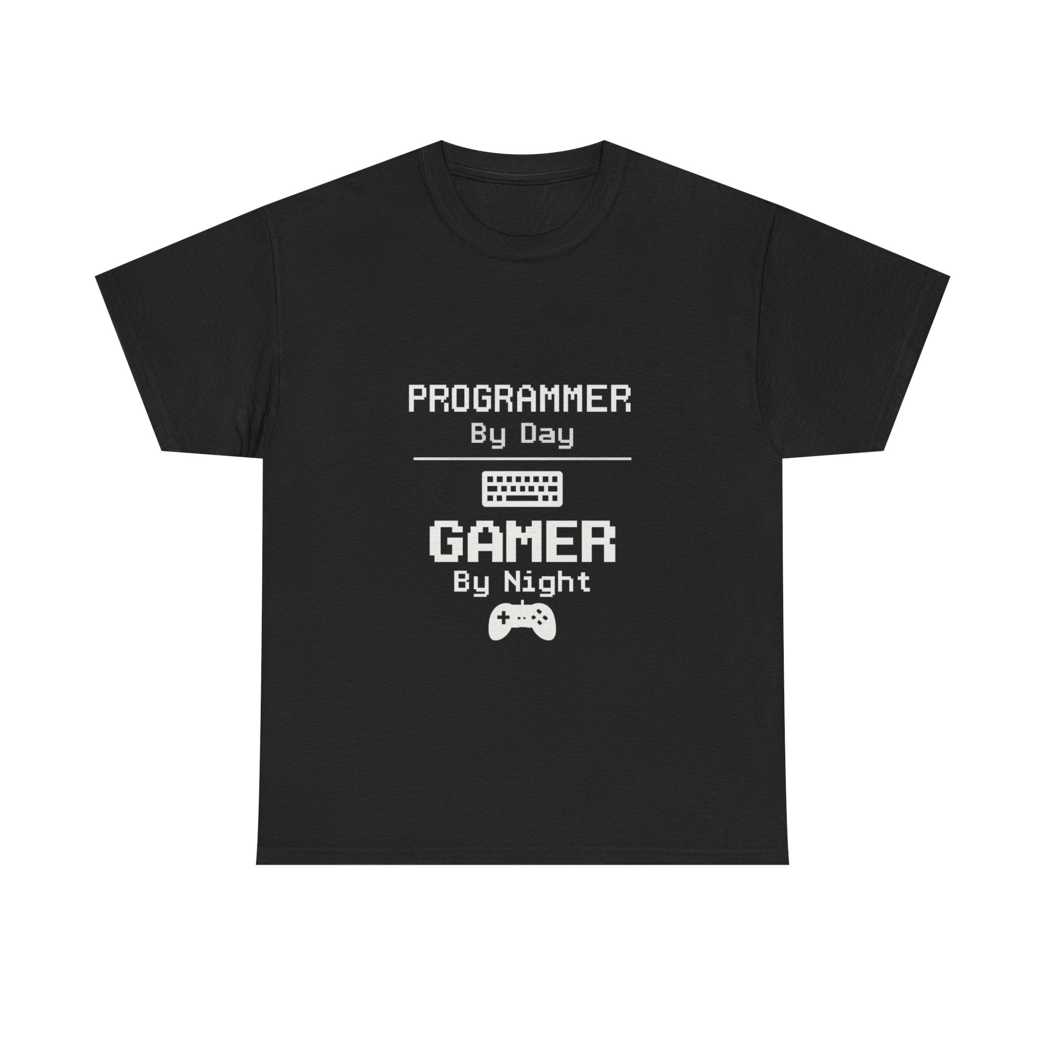 Programmer By Day Gamer By Night T-Shirt | Programmer Gift | Graphic Tee