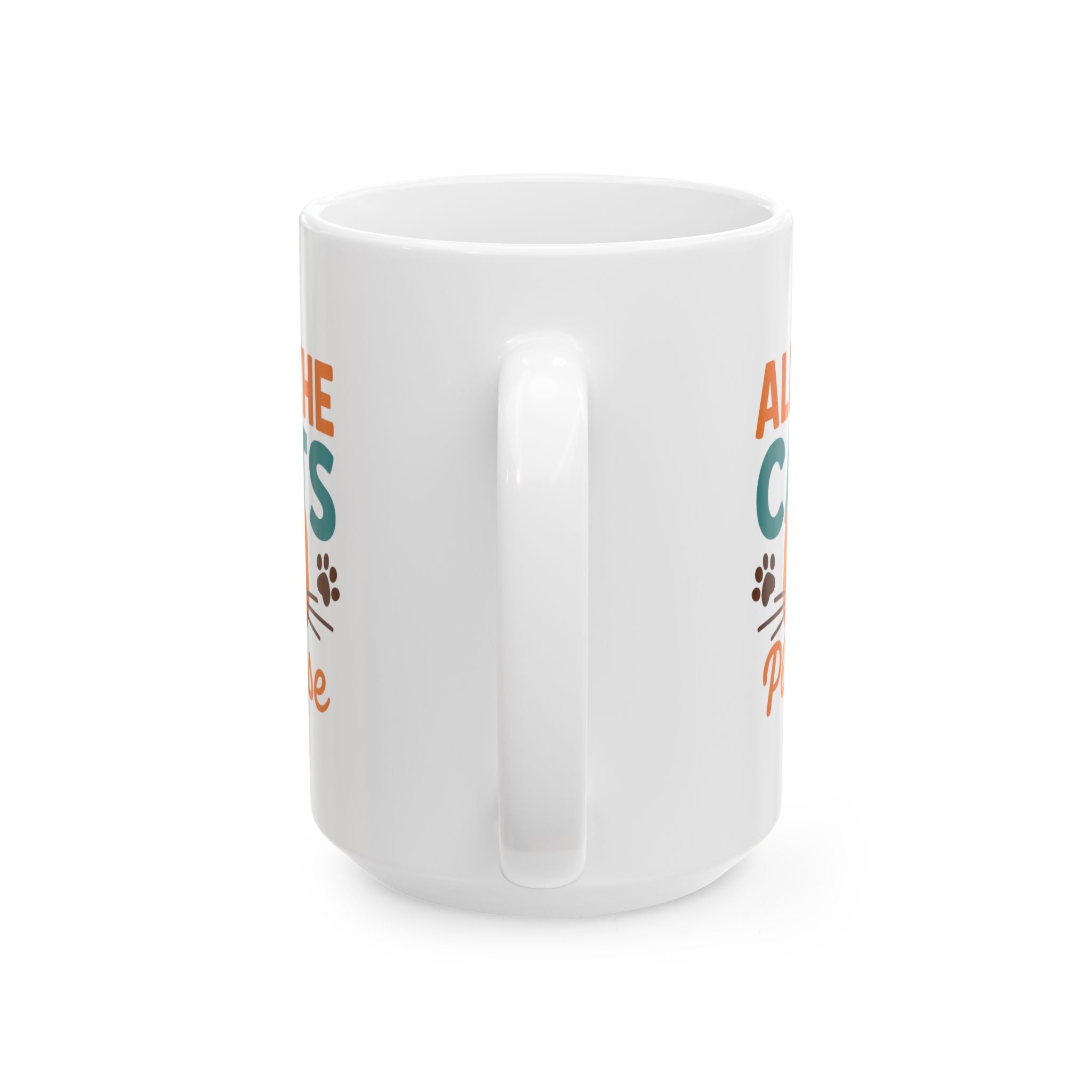Cat Math One More Never Hurt Coffee Mug | Funny Cat Mom Gift | Ceramic Mug