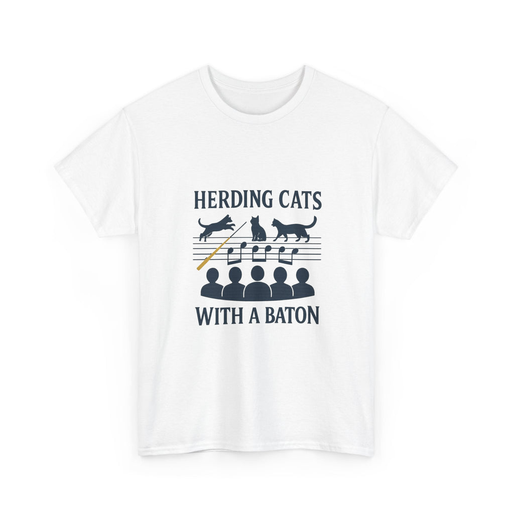 Choir Director Herding Cats With A Baton T-Shirt