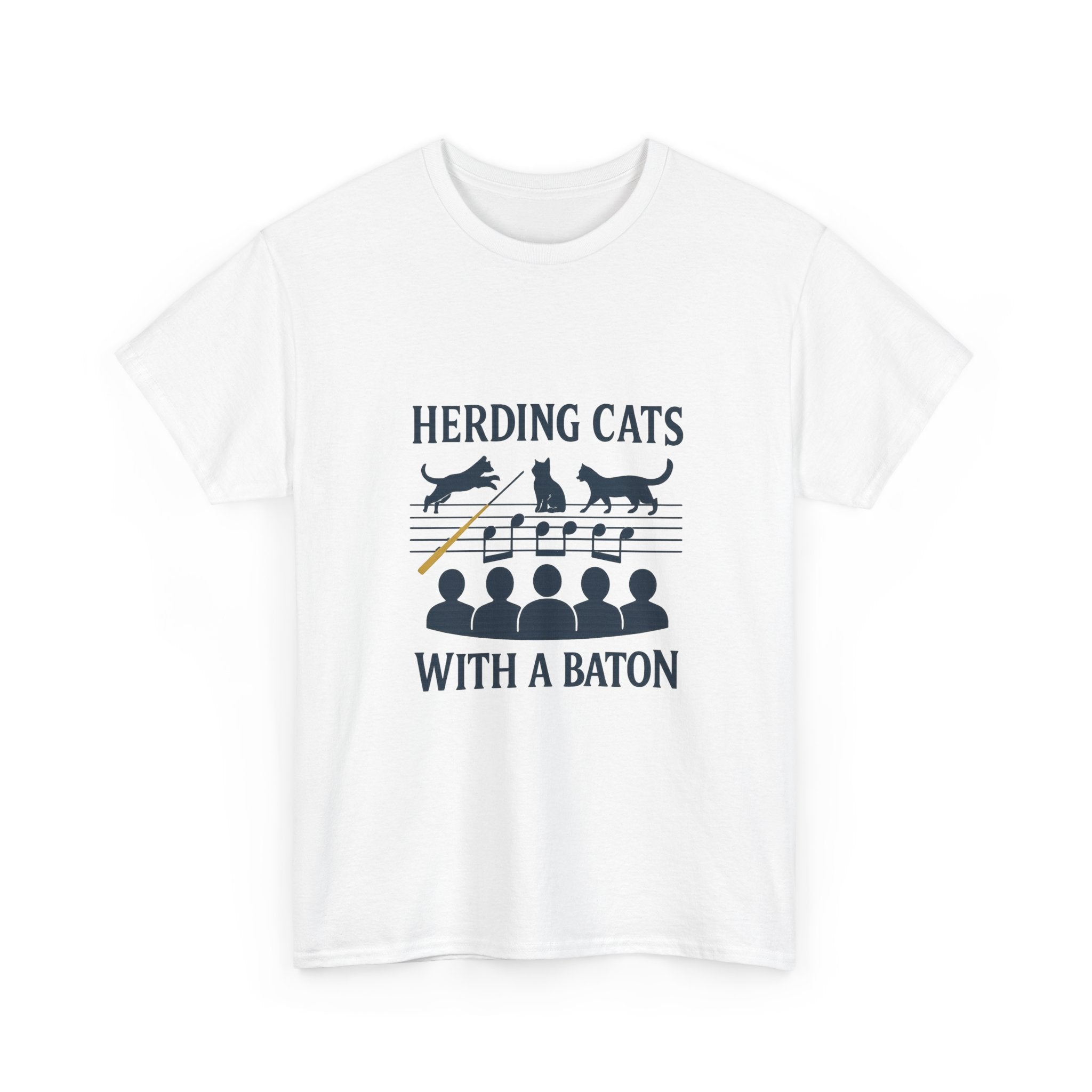 Choir Director Herding Cats With A Baton T-Shirt